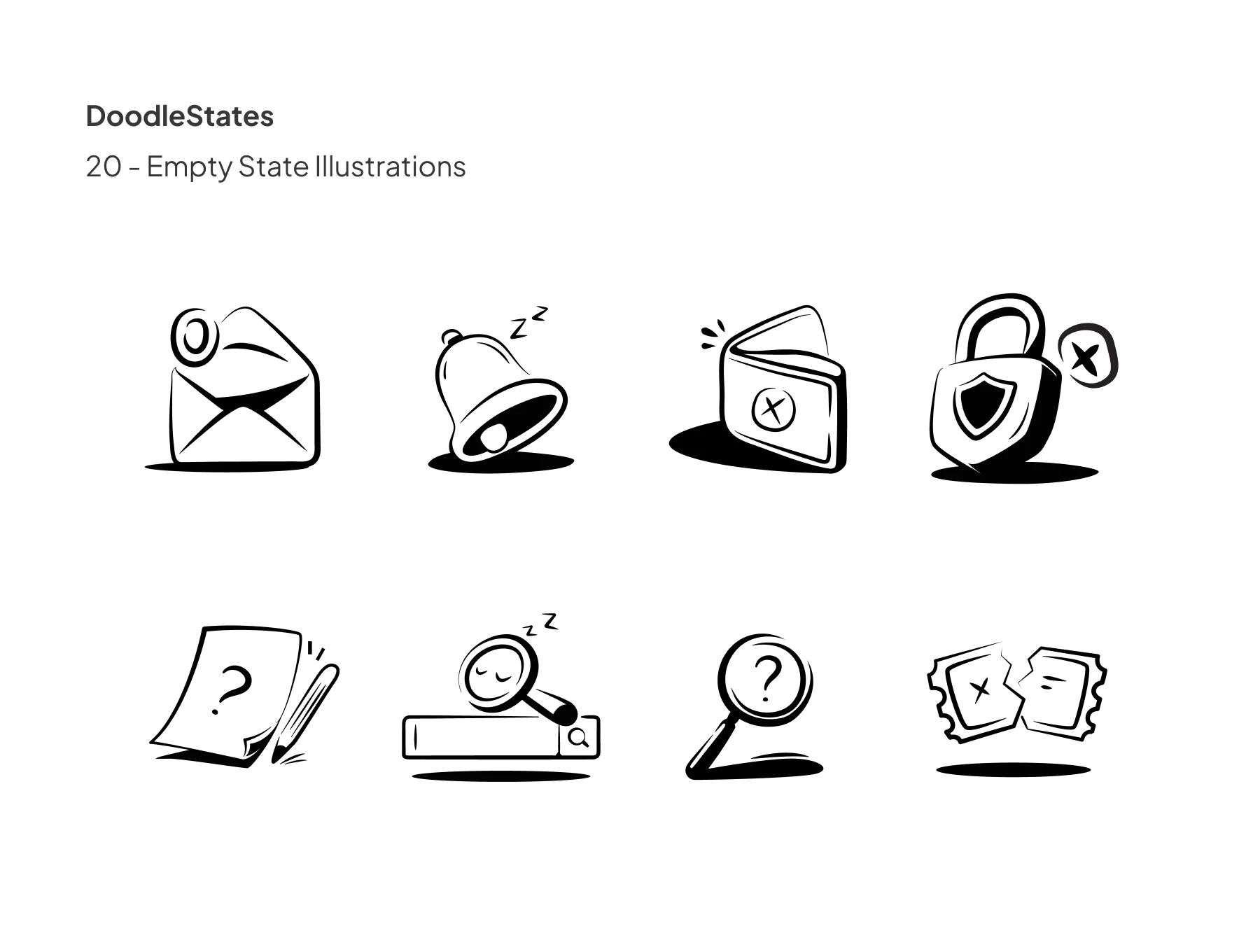 Doodle States - Notion Styles Empty States Illustrations 4