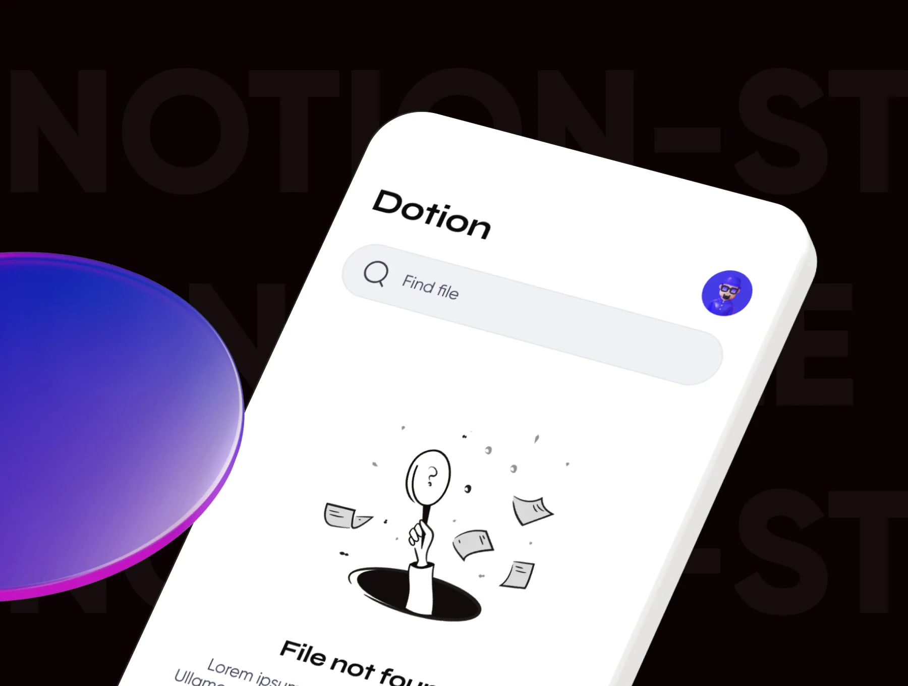 Dotion Empty state illustration 2