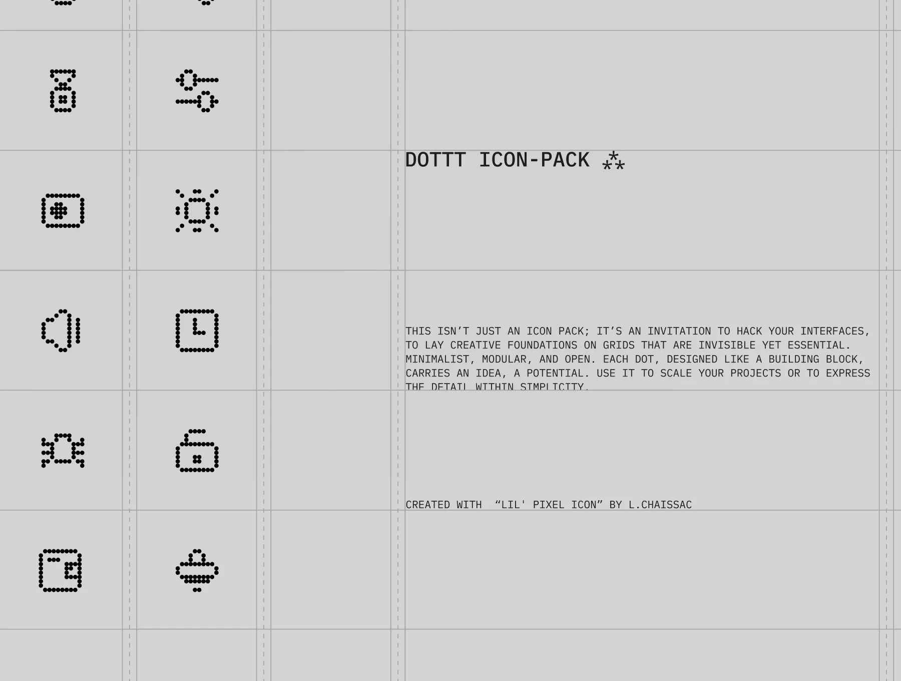 DOTTT ICON-PACK ⁂ 3