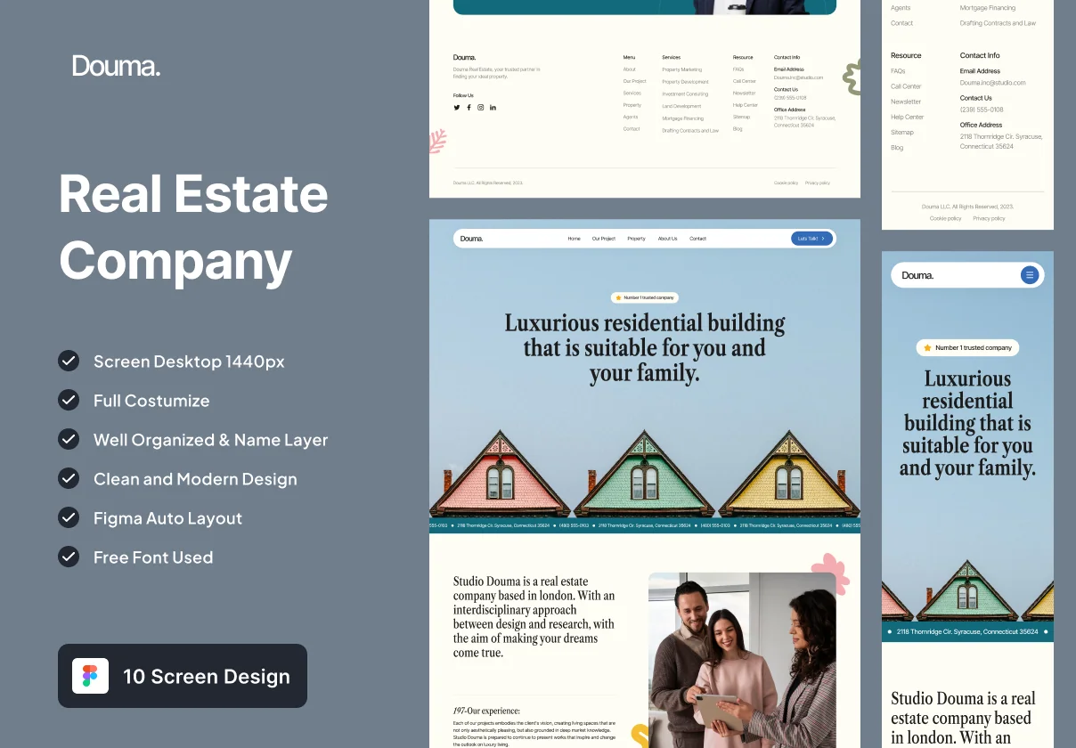 Douma - Real Estate Company Website