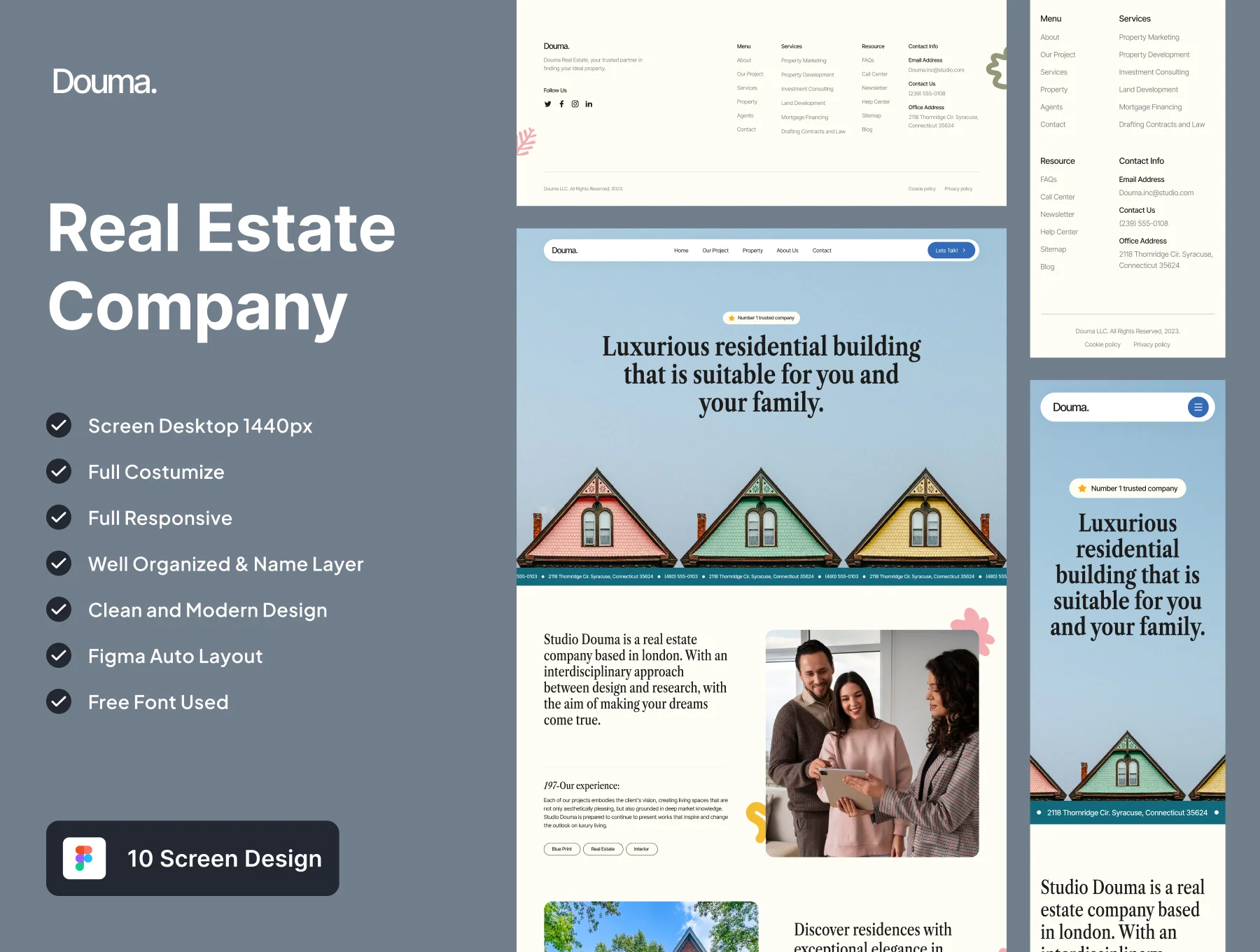 Douma - Real Estate Company Website