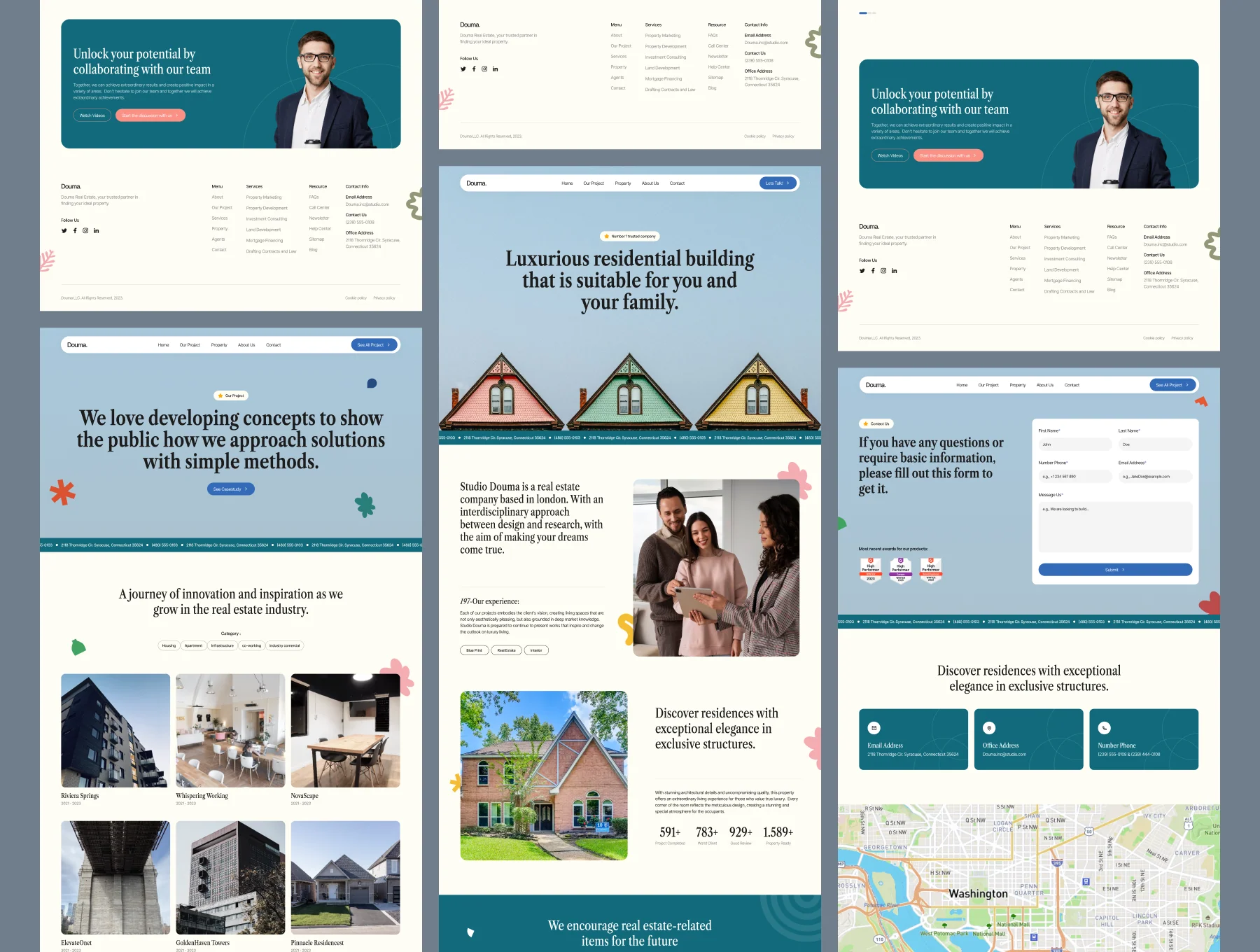 Douma - Real Estate Company Website 2
