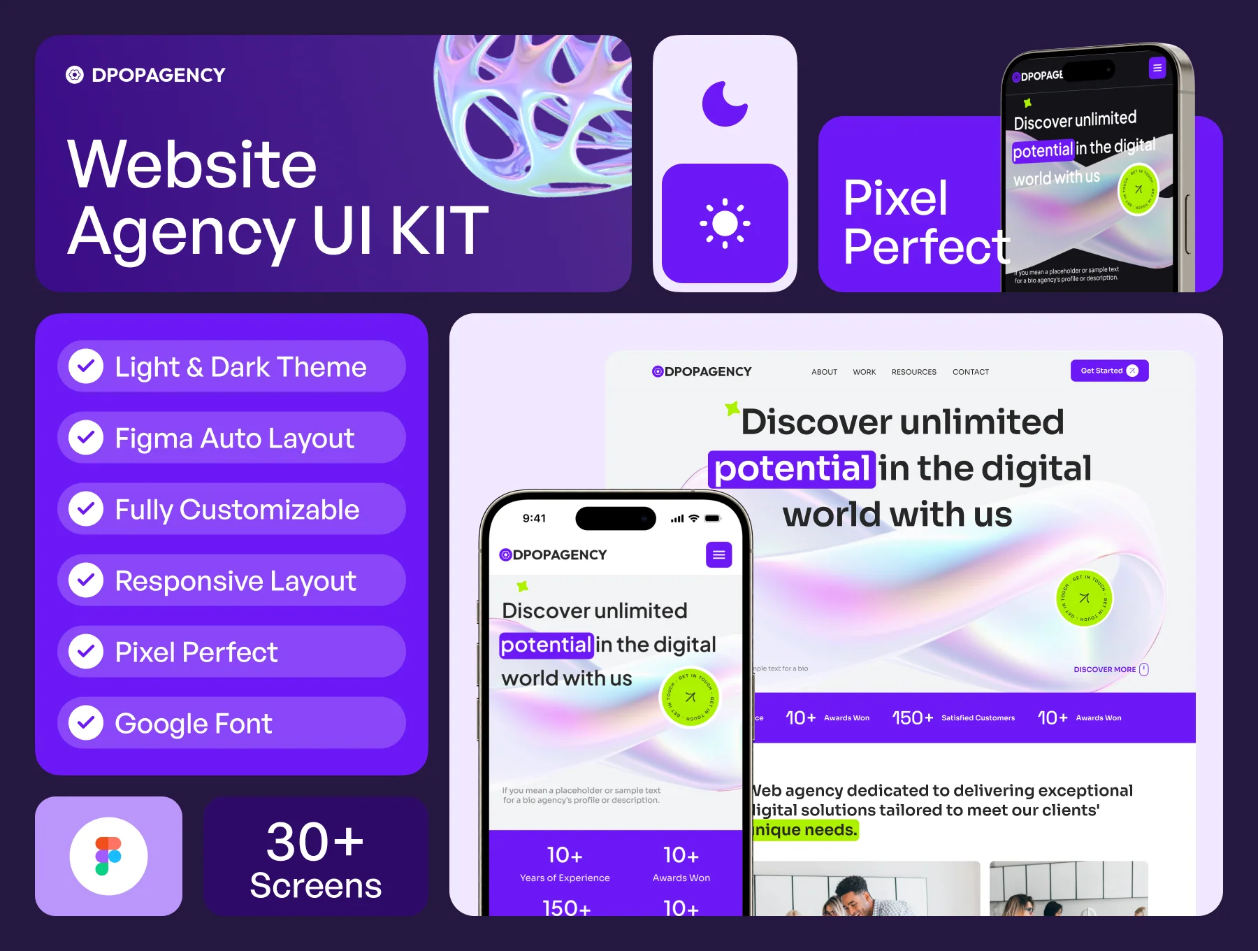 Dpopagency - Website Agency UI KIT