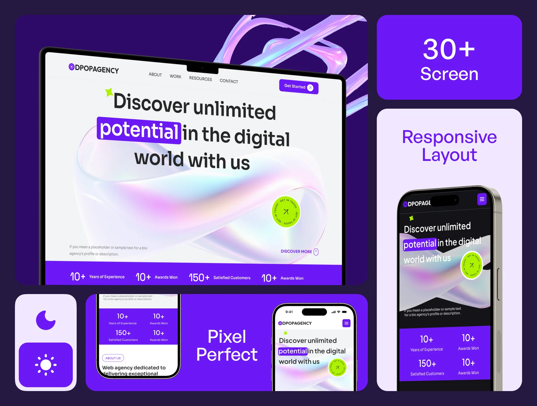 Dpopagency - Website Agency UI KIT 2