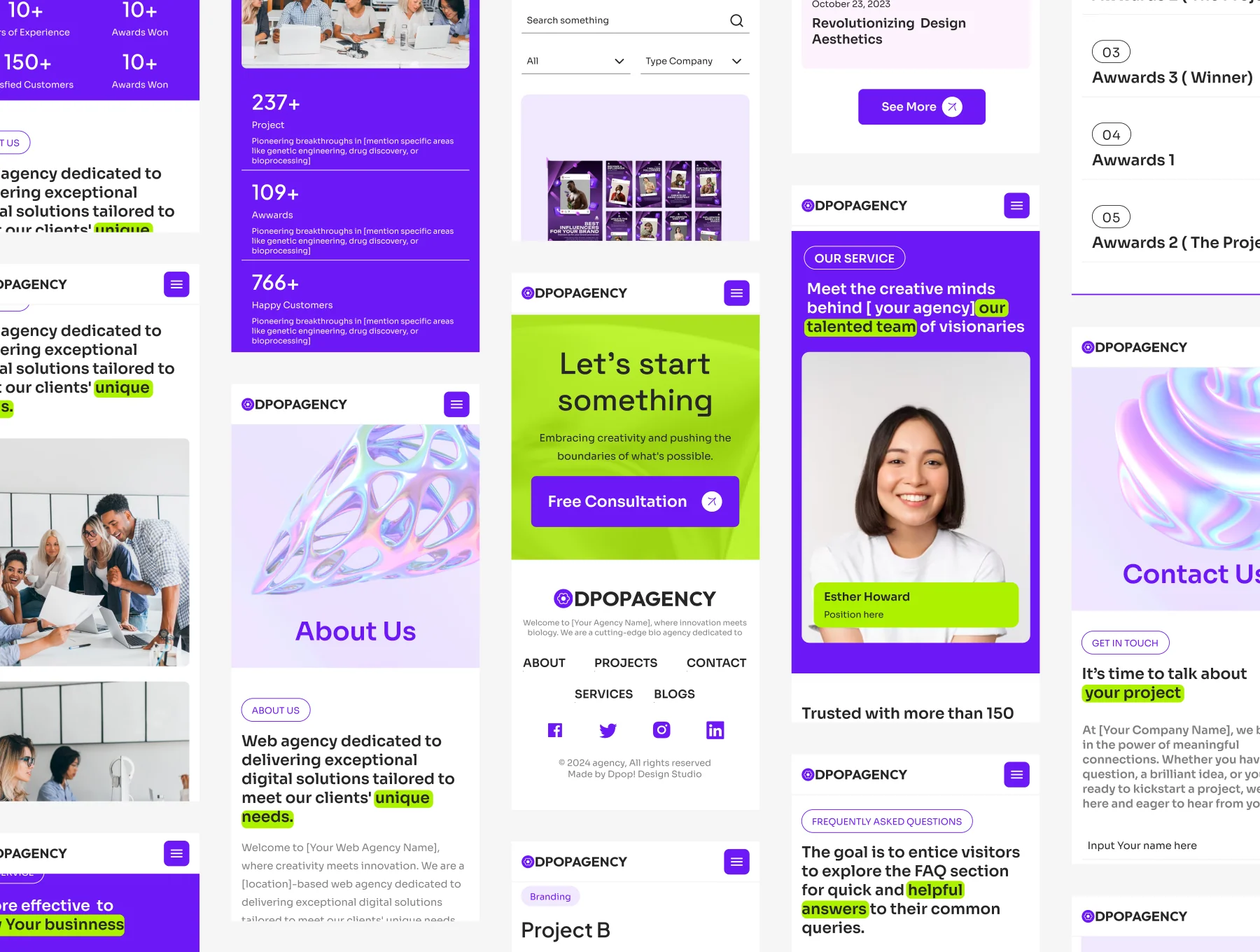 Dpopagency - Website Agency UI KIT 5