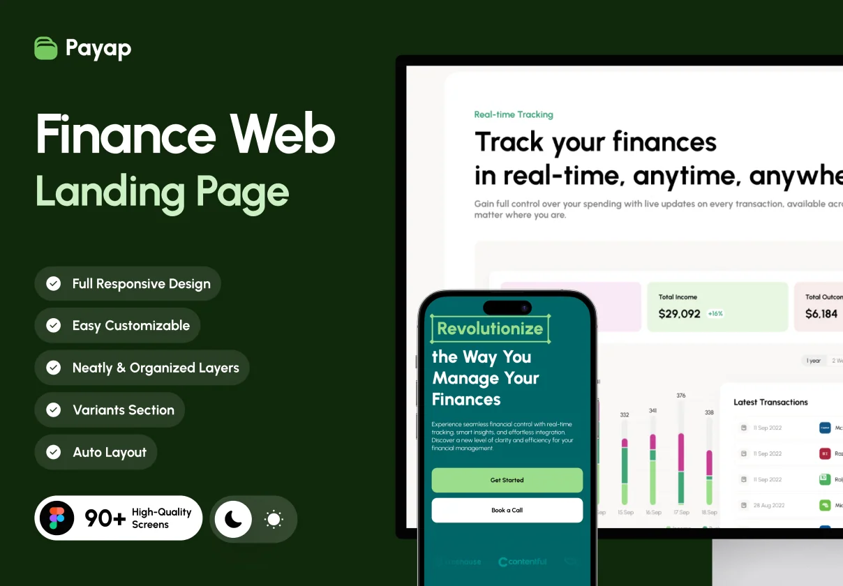 Payap - Finance Website Template