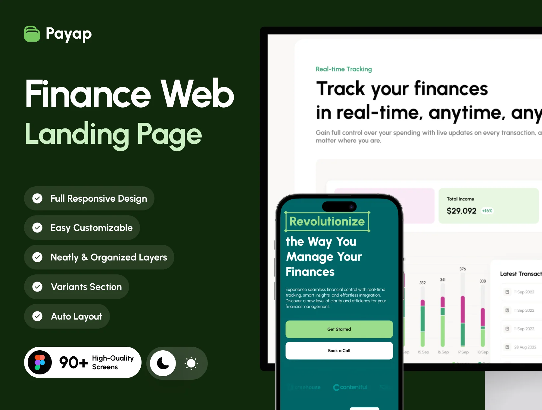 Payap - Finance Website Template