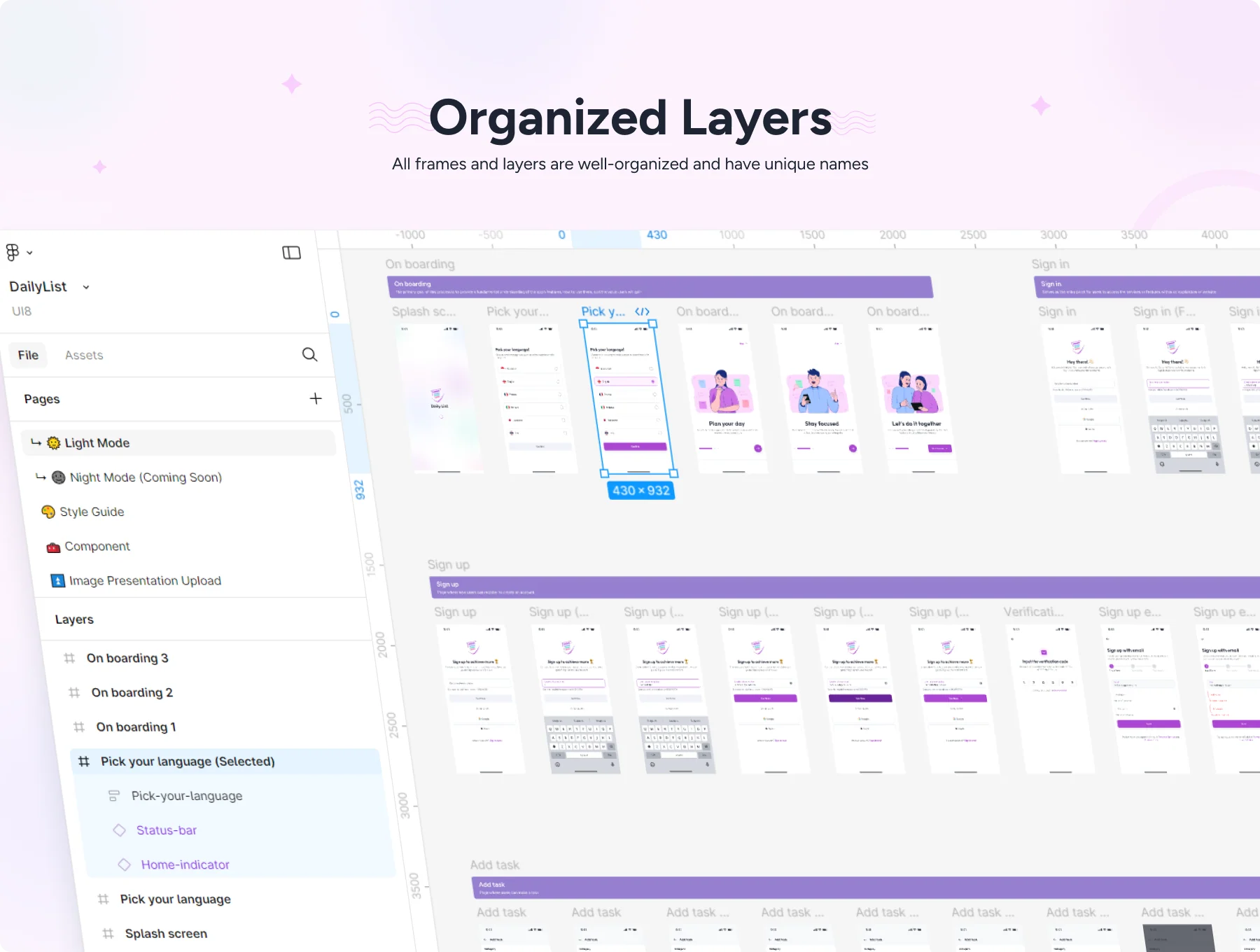 DailyList - To-Do List App UI Kit 5