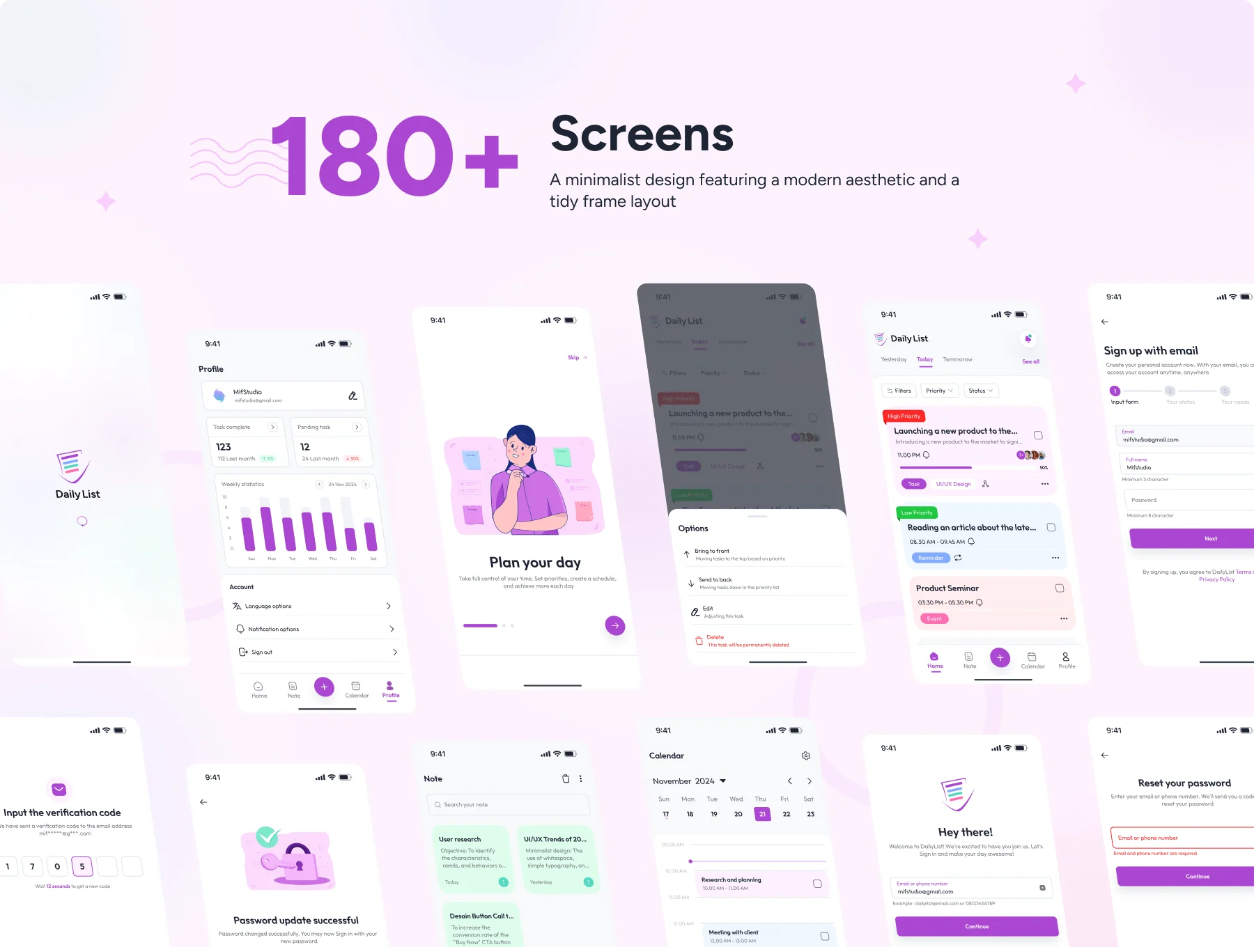 DailyList - To-Do List App UI Kit 7