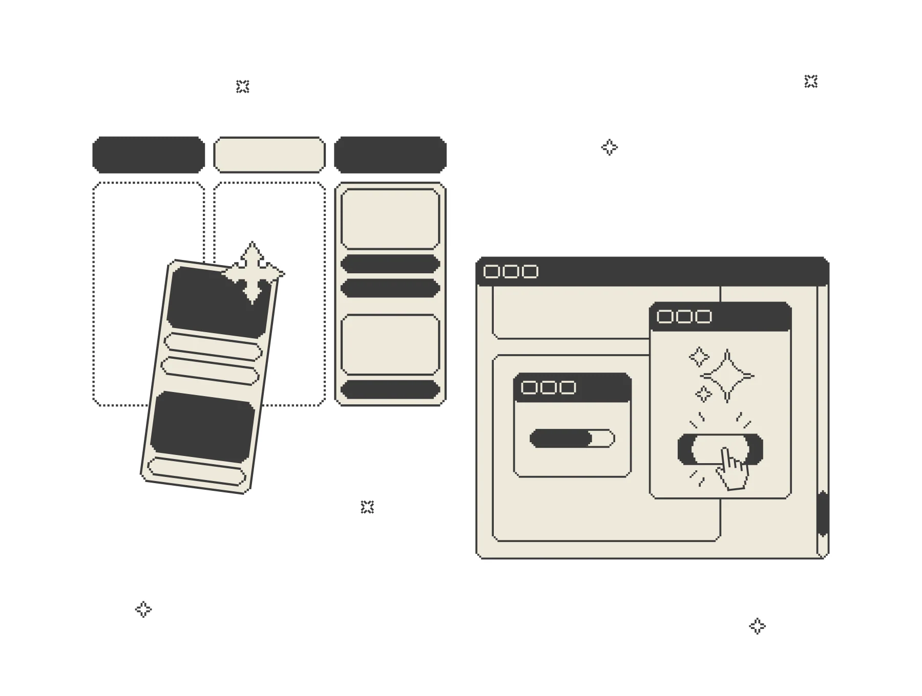 Drag & Drop Illustrations 2