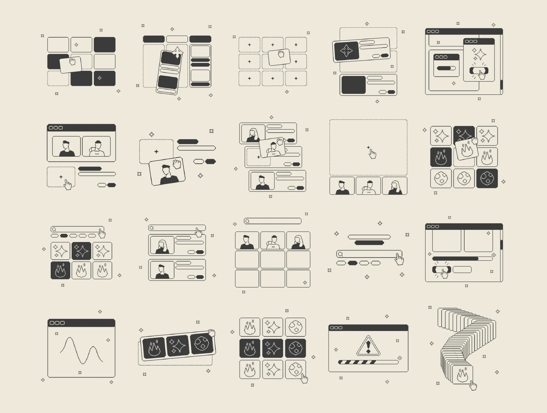Drag & Drop Illustrations 8