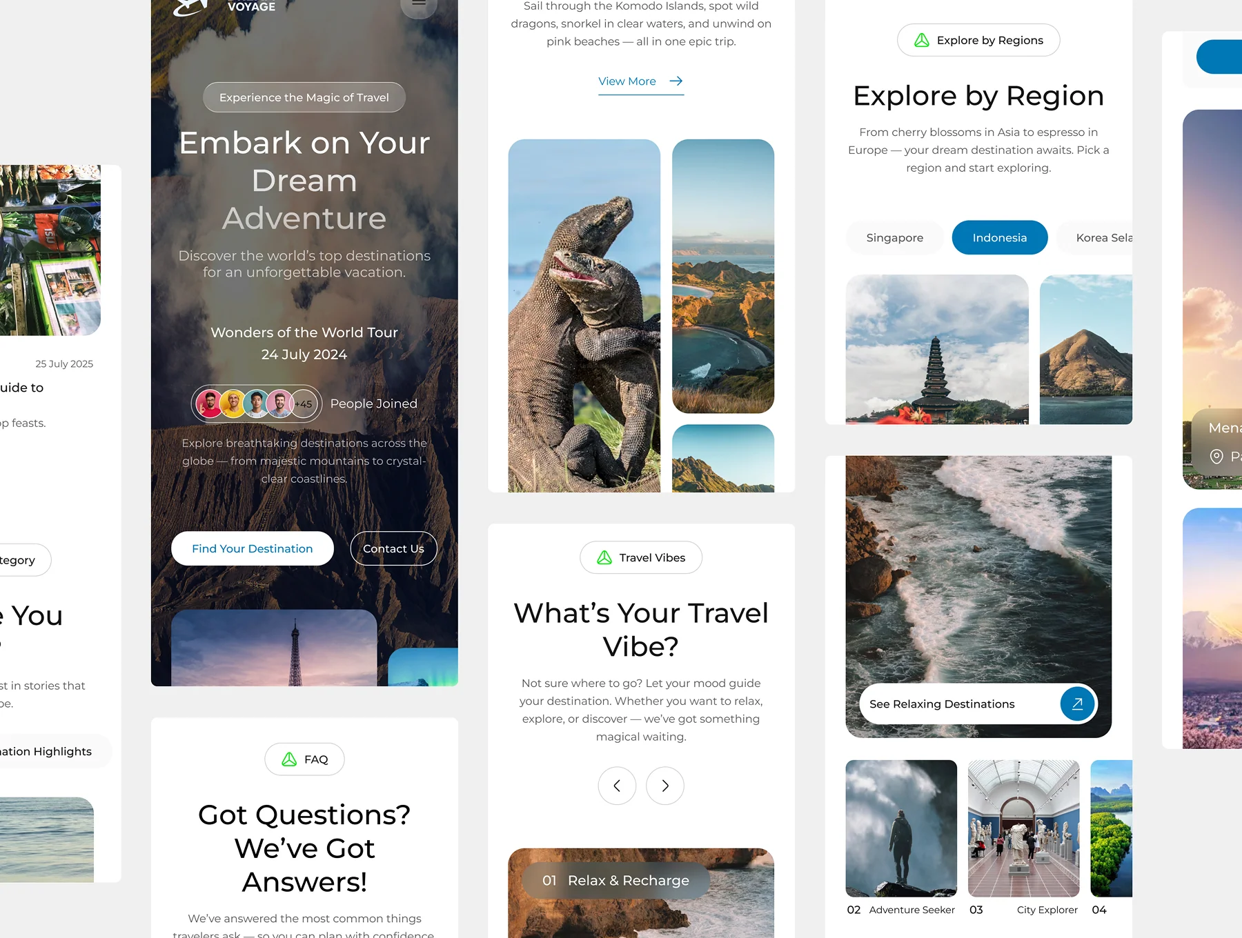 Dream Voyage - Travel Agency Website UI KIT 4