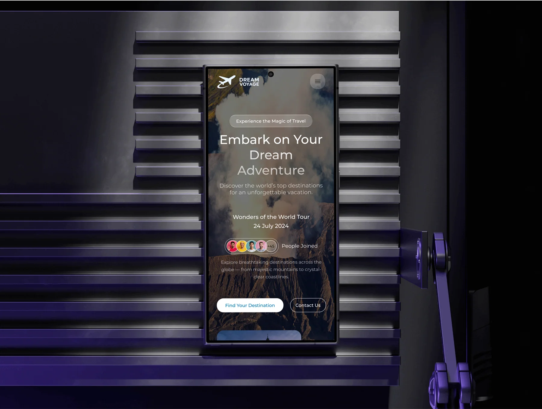 Dream Voyage - Travel Agency Website UI KIT 5