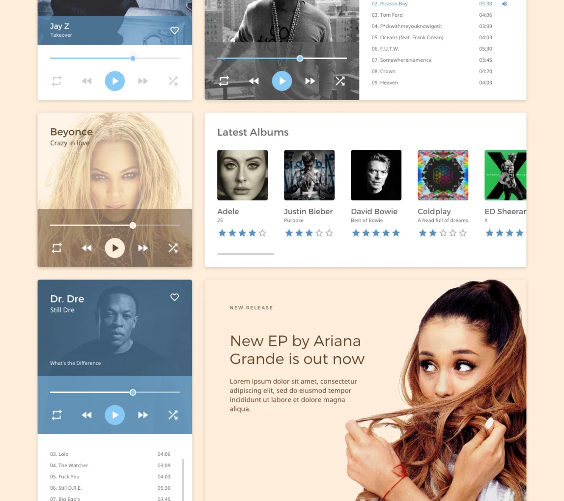 Dreamy UI Kit 4