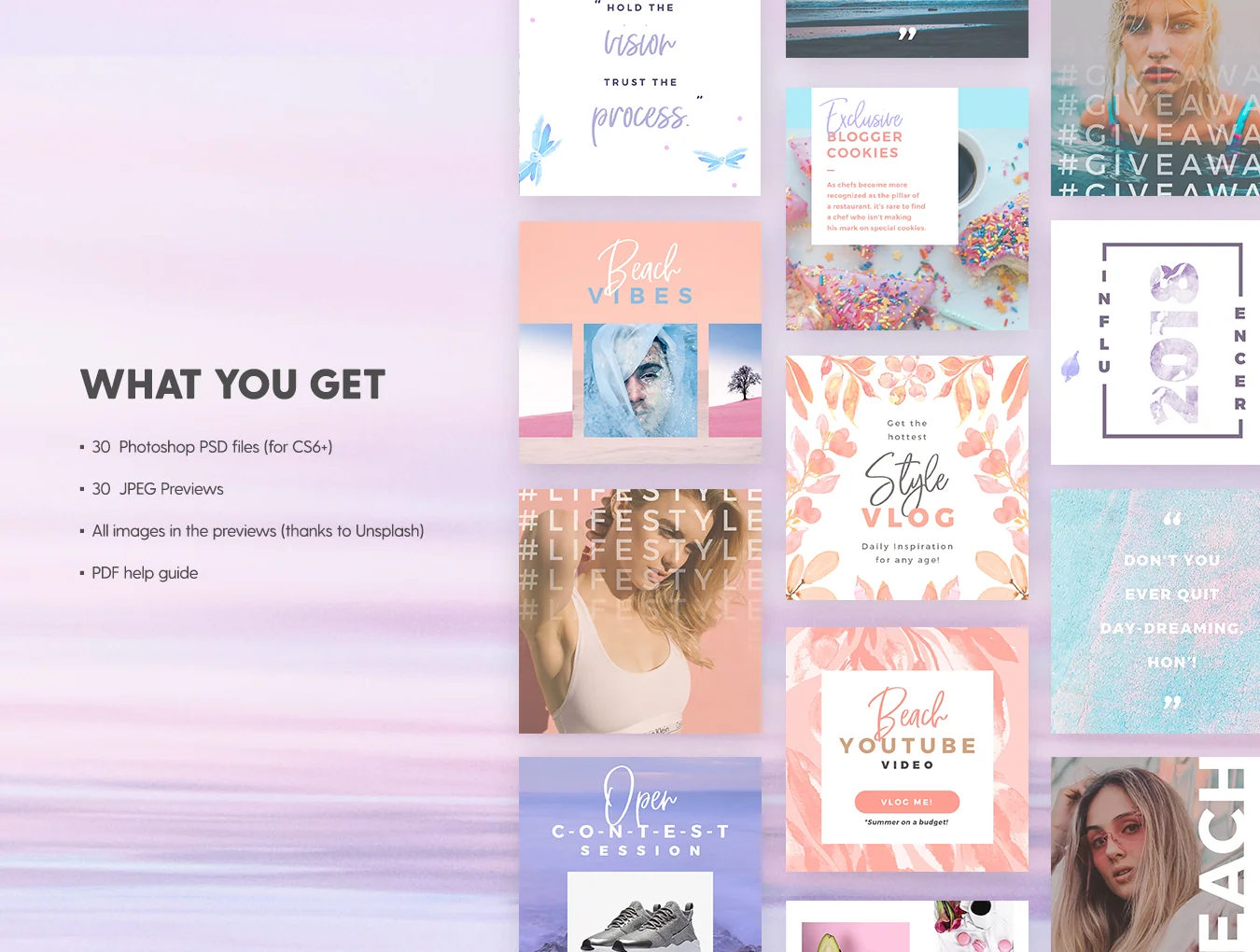 Dreamy Vibes Social Pack 2