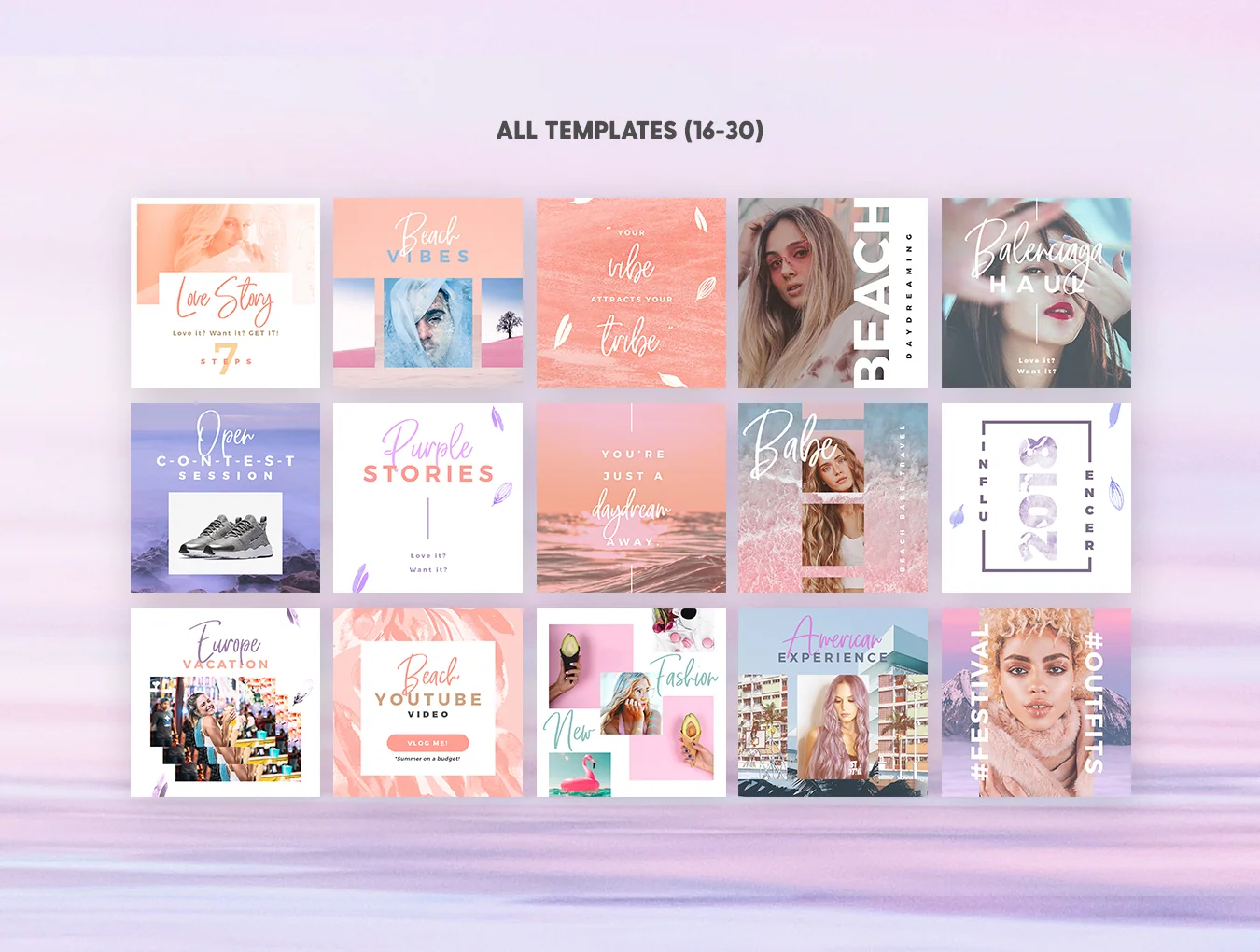 Dreamy Vibes Social Pack 4