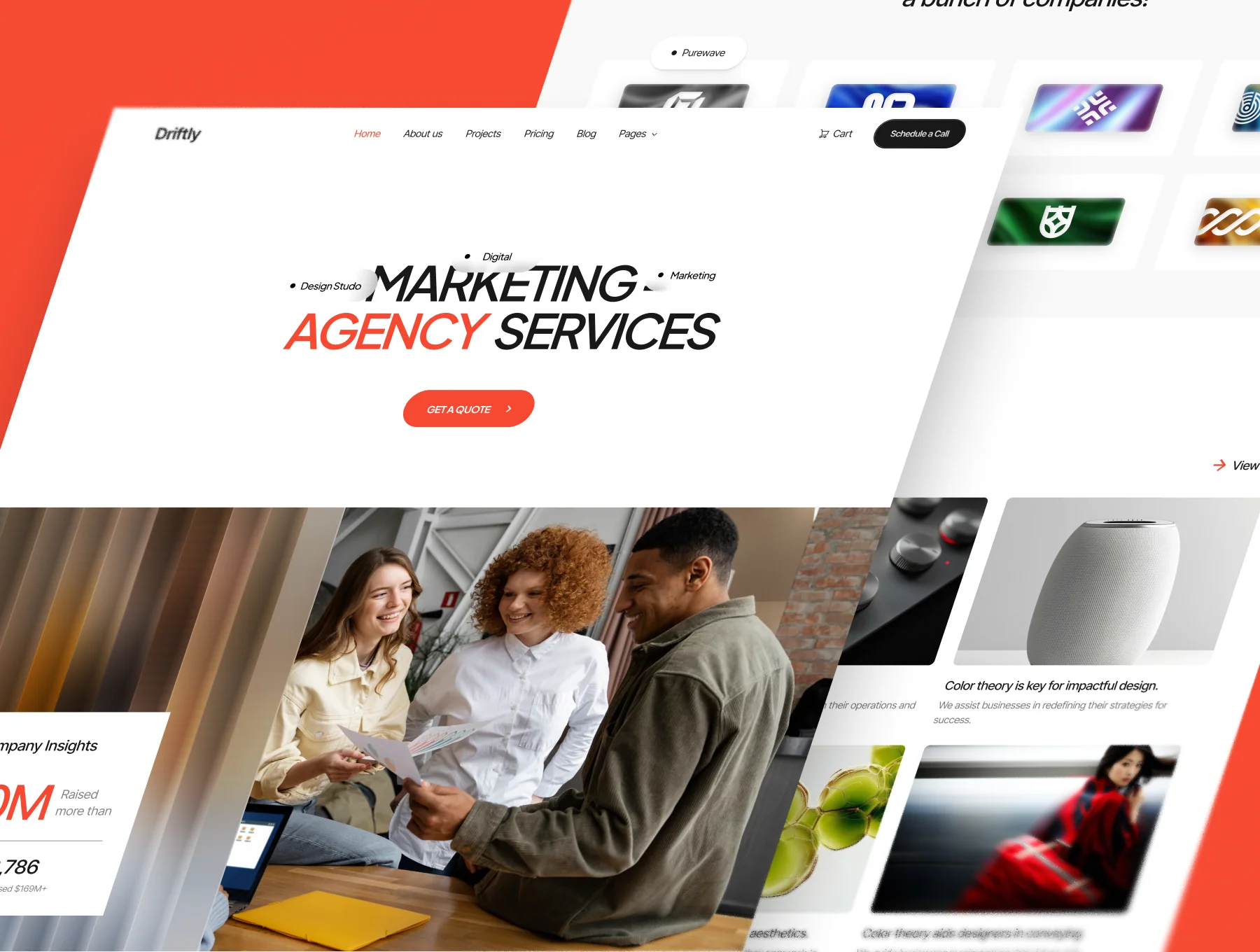 Driftly - Agency Website 2