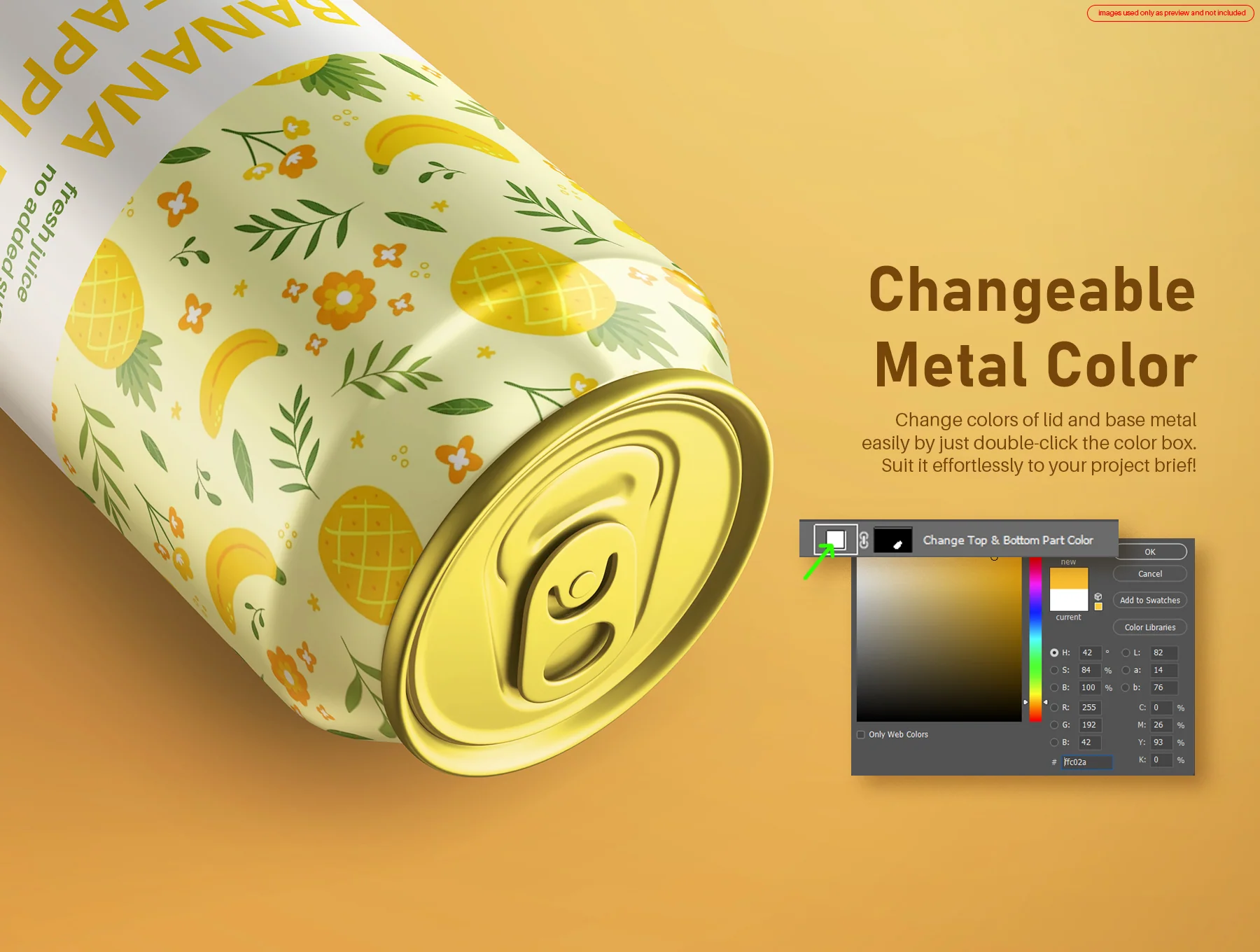 Drink Can 330ml PSD Mockup Set 5
