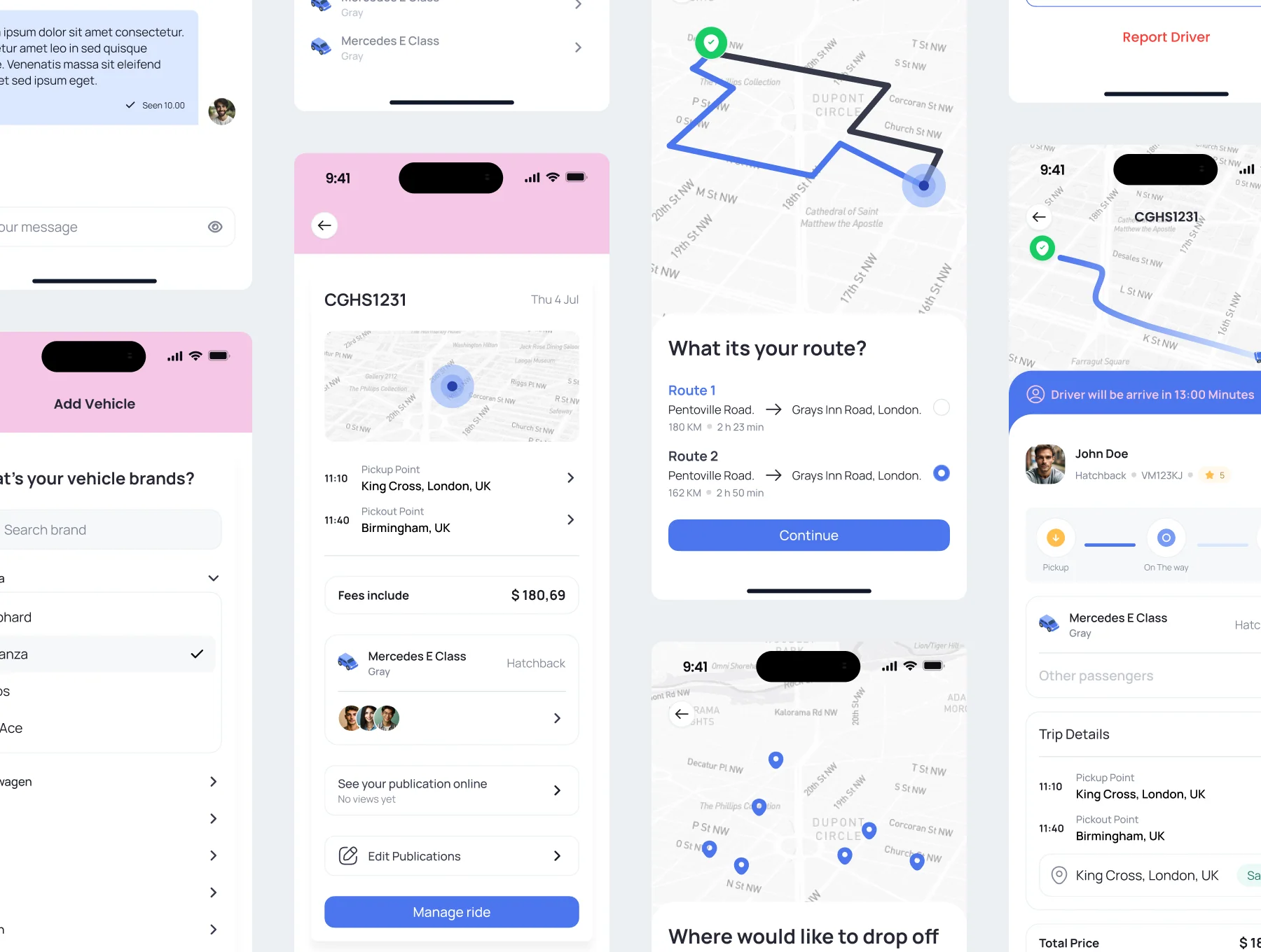Drive You - Car Pooling Mobile App