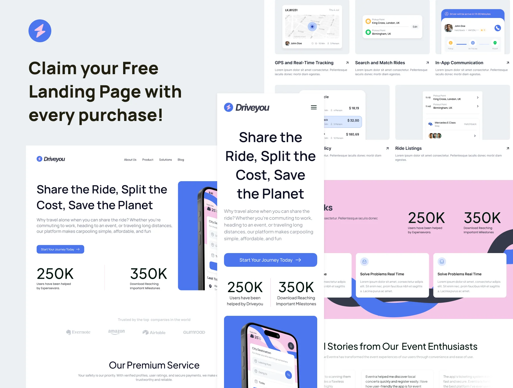 Drive You -  Car Pooling Mobile App 3
