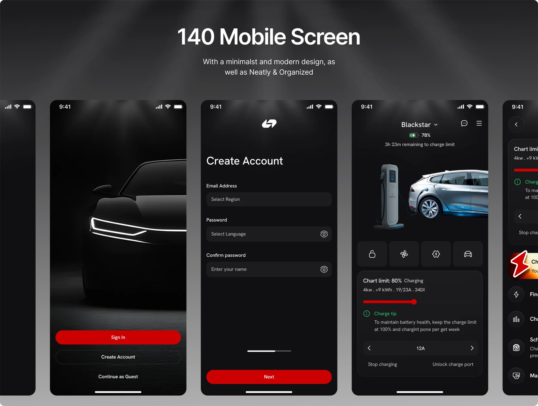 DriveOS – Electric Vehicle UI Kit & Figma Design System 2