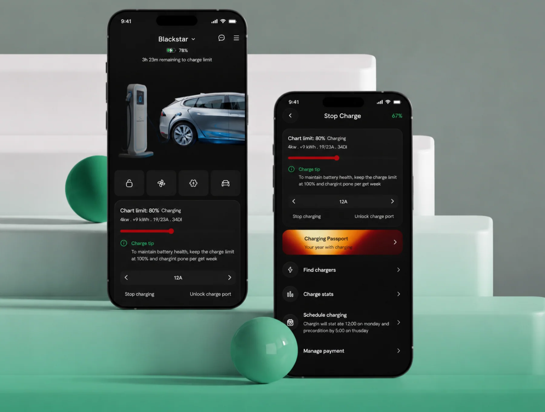 DriveOS – Electric Vehicle UI Kit & Figma Design System 4