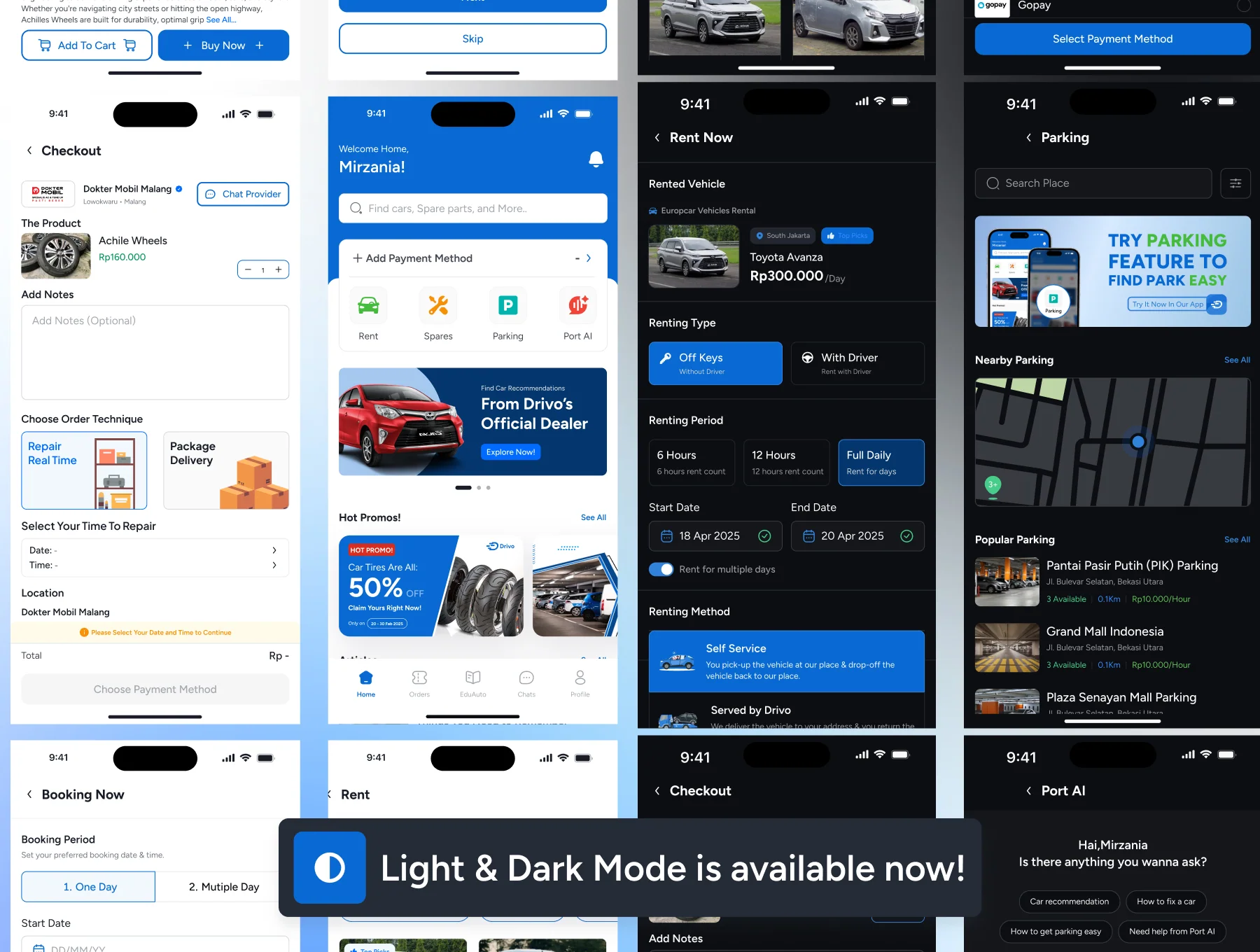 Drivo - Rental & Vehicles App UI Kit 5
