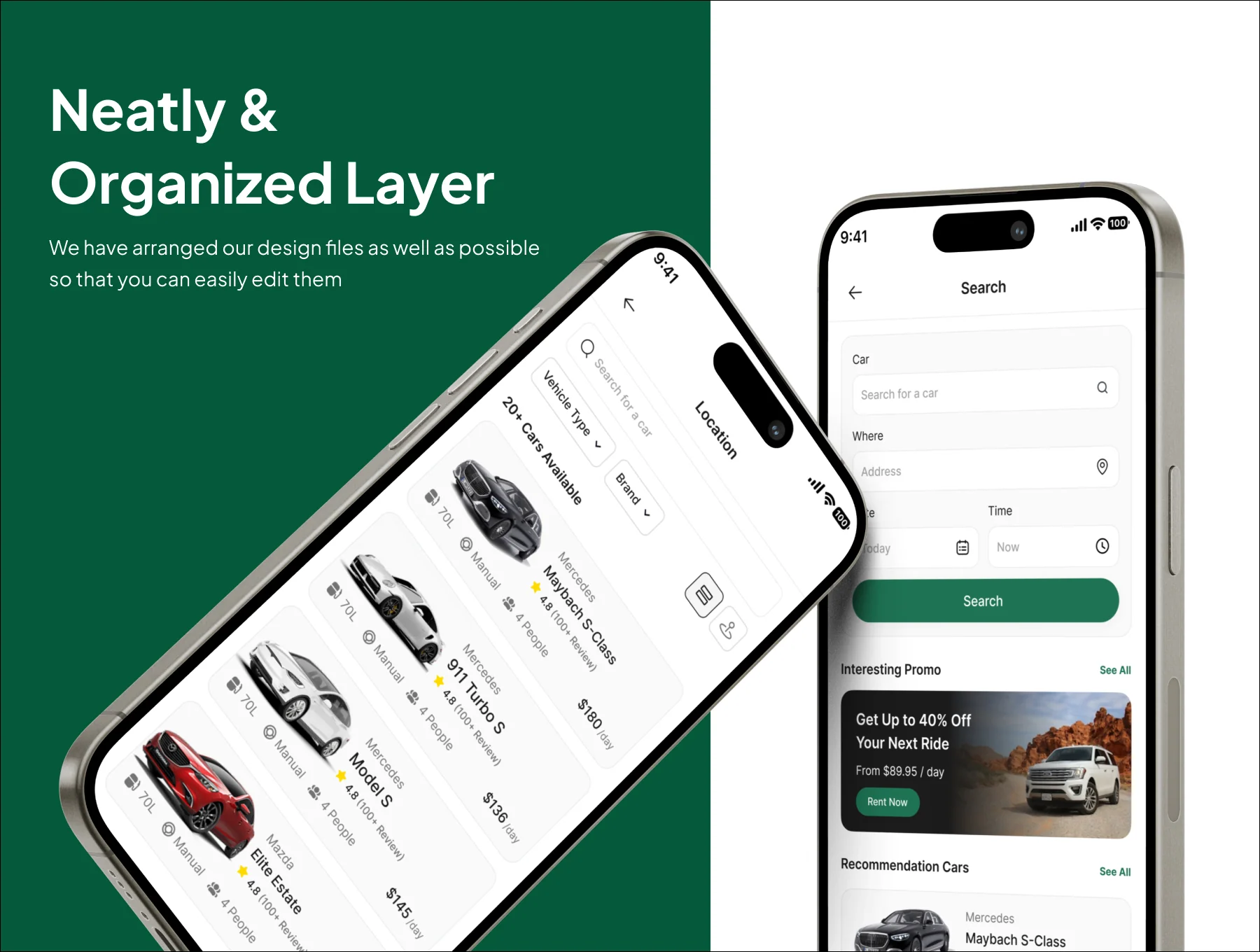 Drivon - Car Rental Premium UI KIts App 3