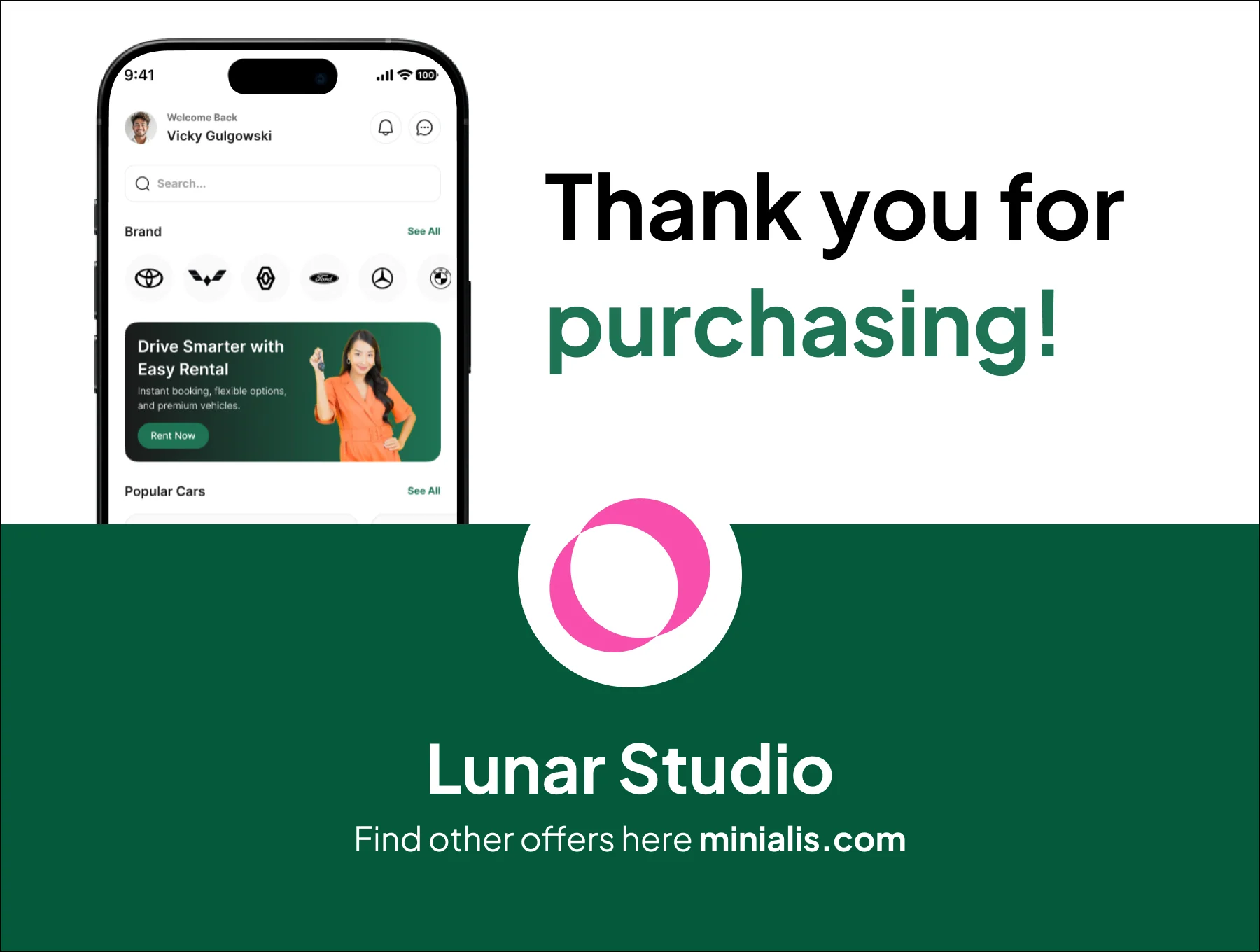 Drivon - Car Rental Premium UI KIts App 6