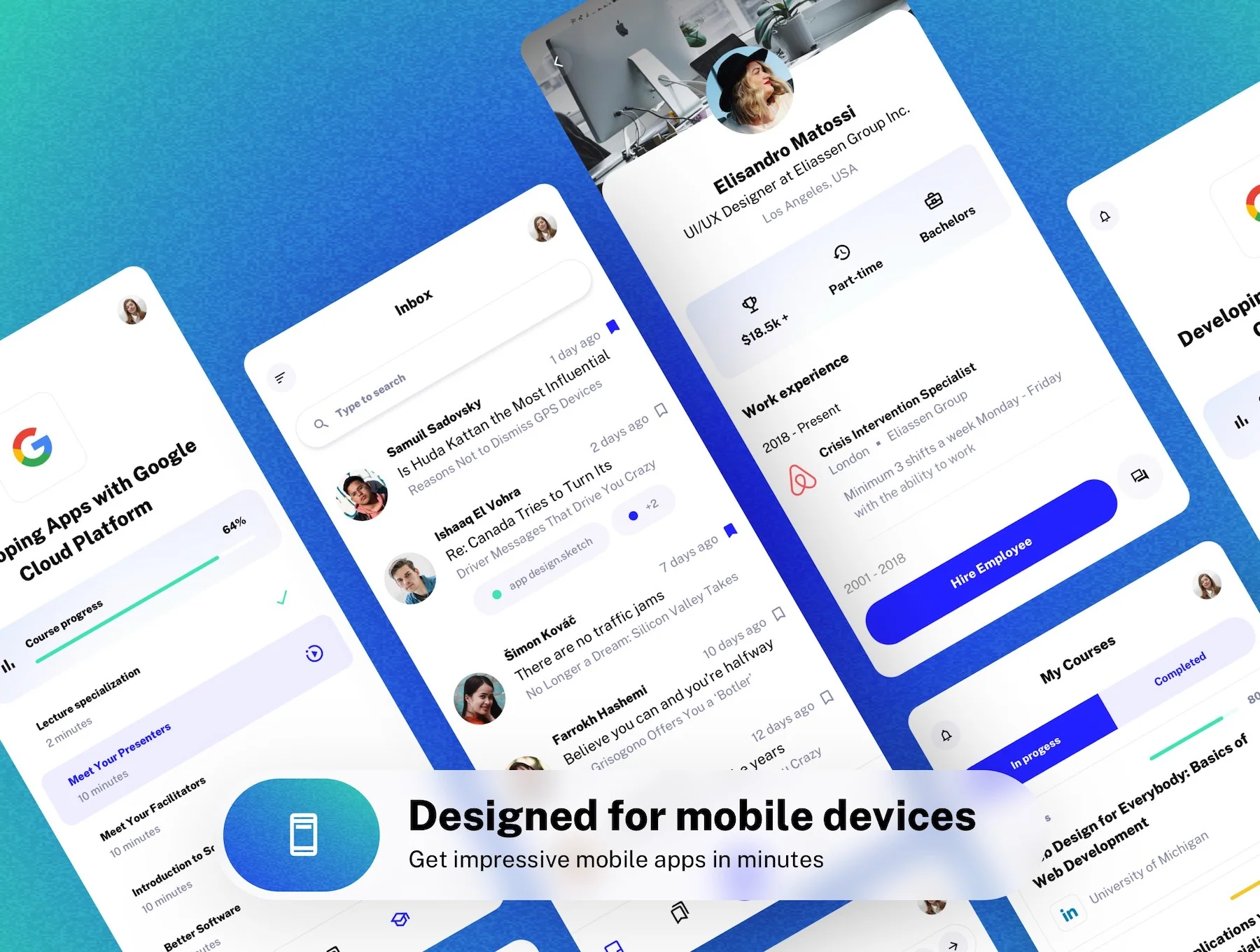 Droid - Multipurpose UI Kit for Mobile Apps 3