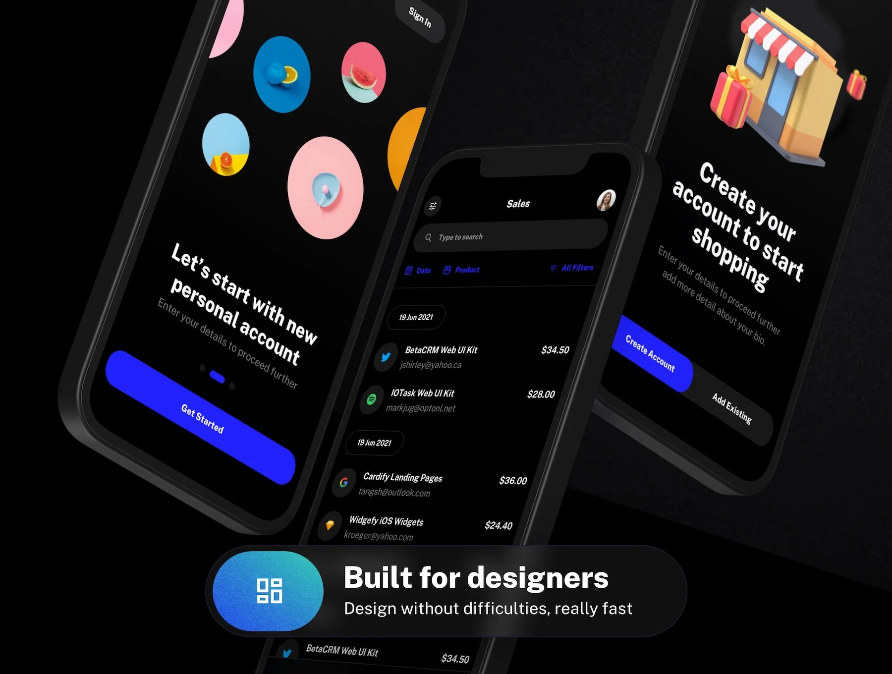 Droid - Multipurpose UI Kit for Mobile Apps 8