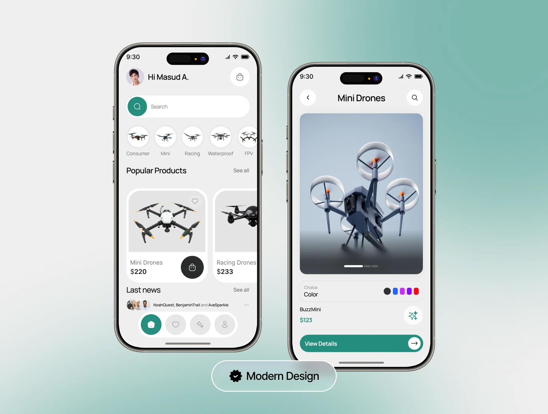 Drone Selling E-Commerce App UI Kit 3