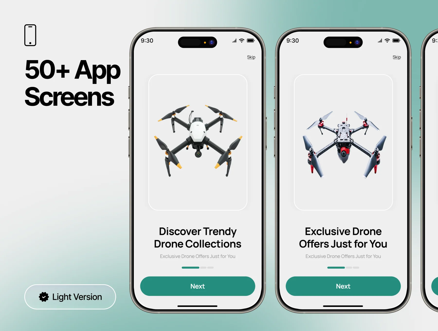 Drone Selling E-Commerce App UI Kit 4
