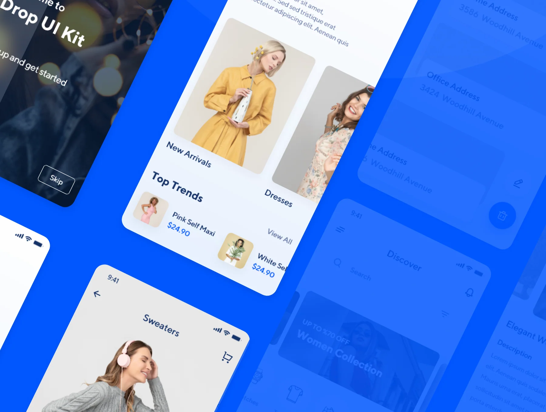 Drop Shopping UI Kit 4