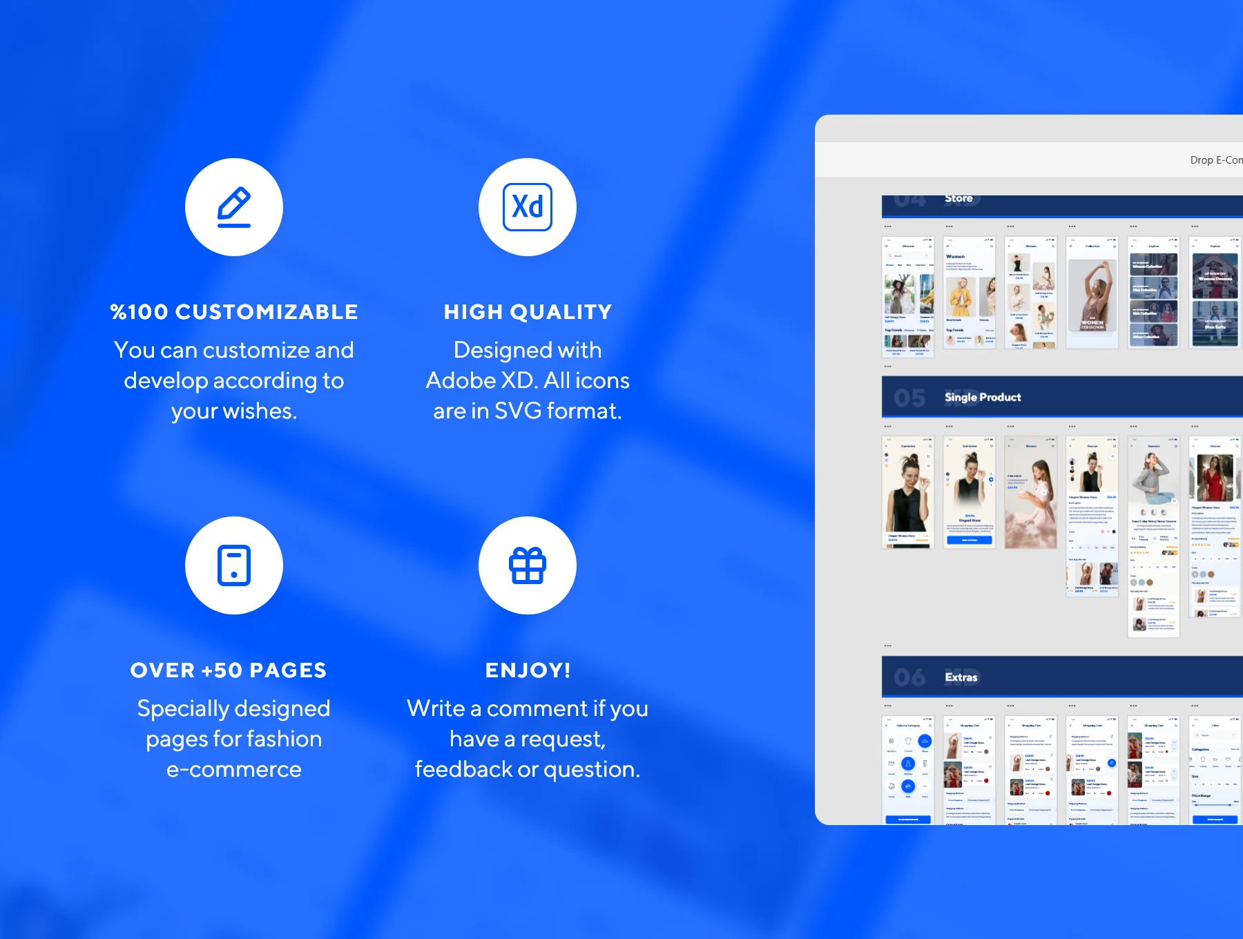 Drop Shopping UI Kit 6