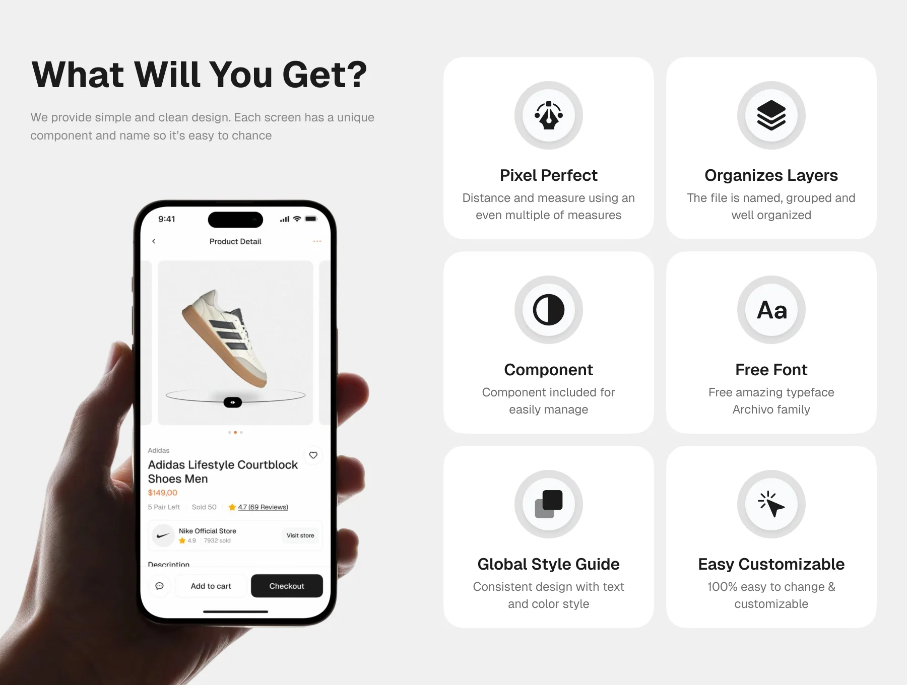 Drops – Shoes Store Mobile App UI Kit 2