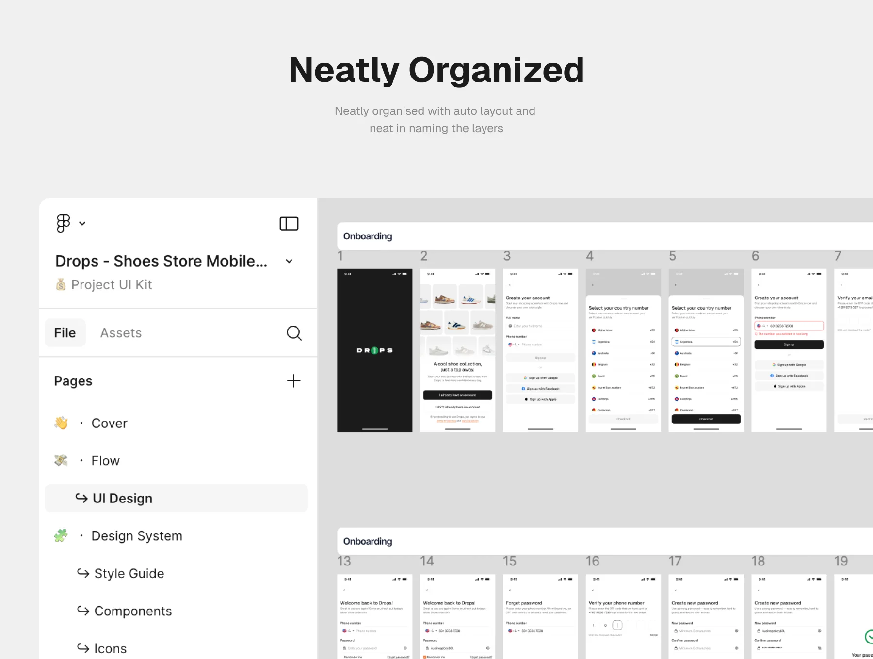 Drops – Shoes Store Mobile App UI Kit 4
