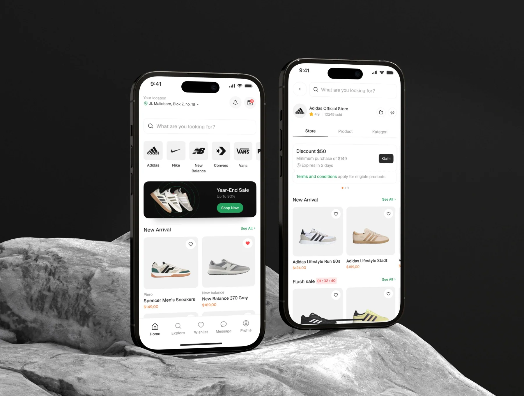 Drops – Shoes Store Mobile App UI Kit 7