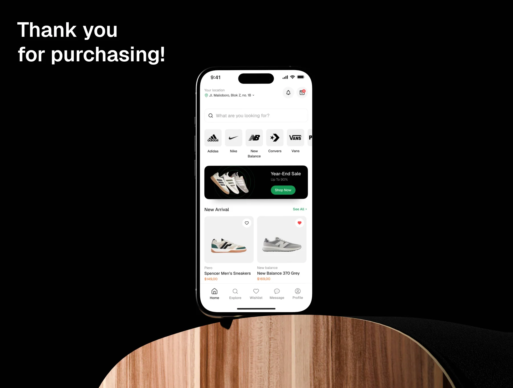 Drops – Shoes Store Mobile App UI Kit 8