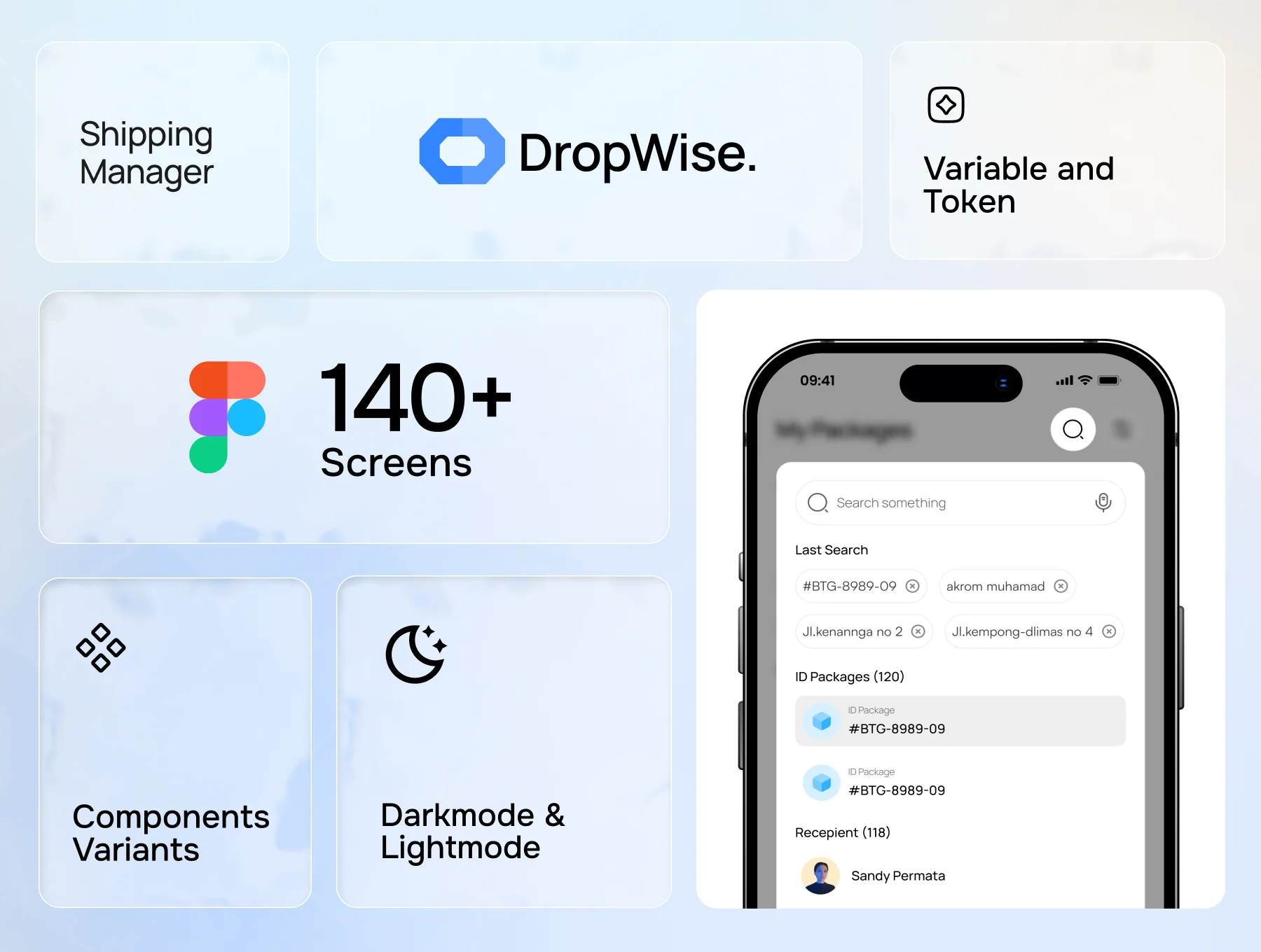 DropWise - Shipping & Delivery Mobile App UI KIT 2