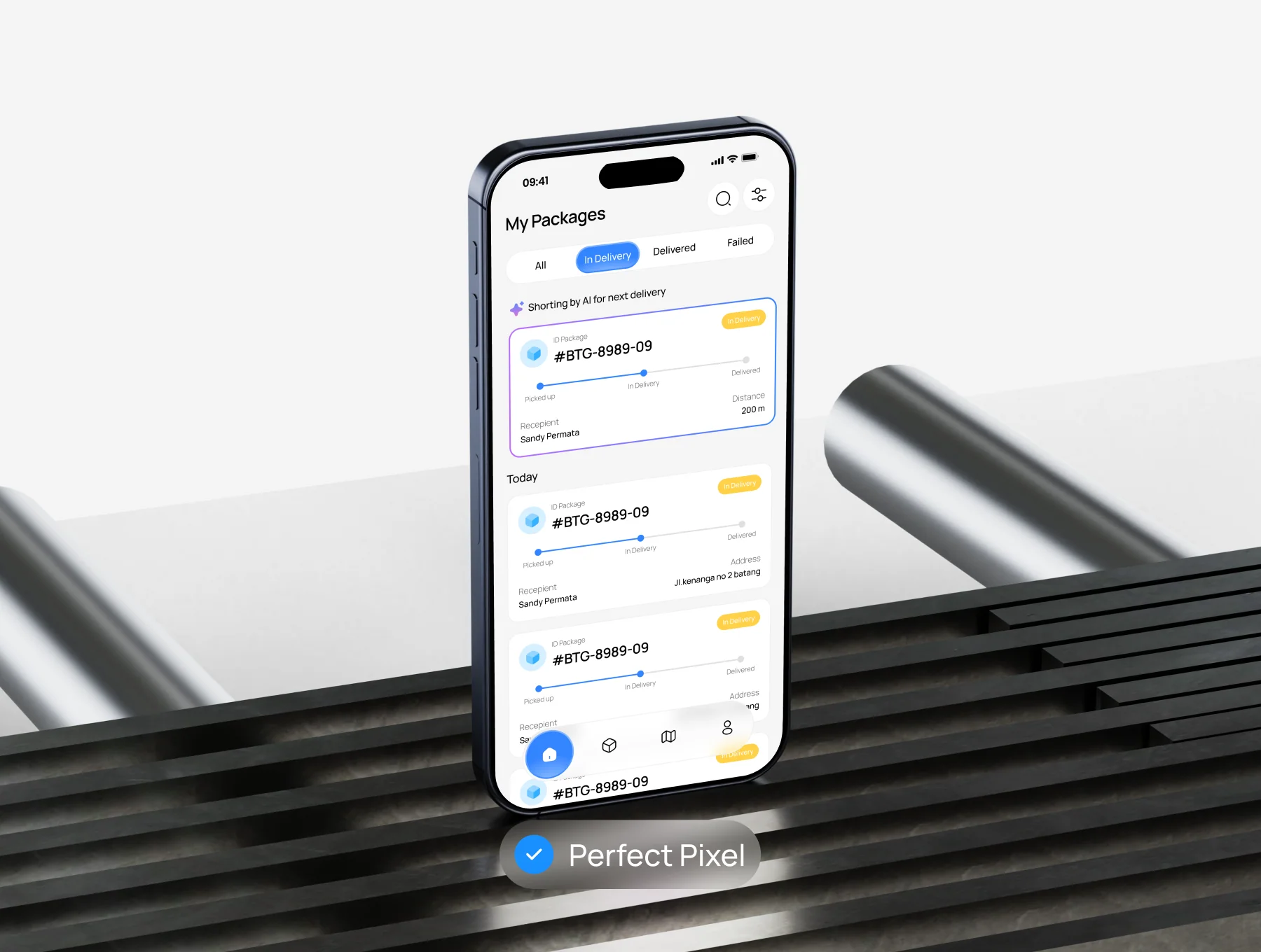 DropWise - Shipping & Delivery Mobile App UI KIT 3