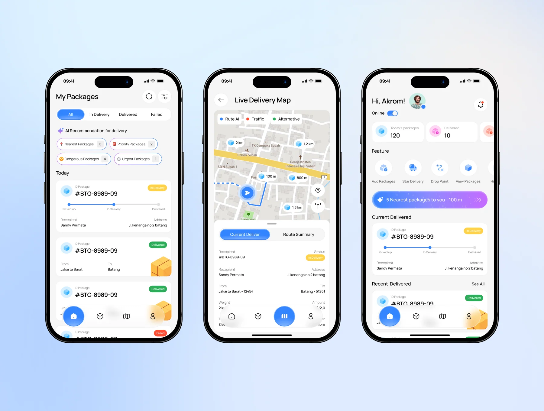 DropWise - Shipping & Delivery Mobile App UI KIT 7