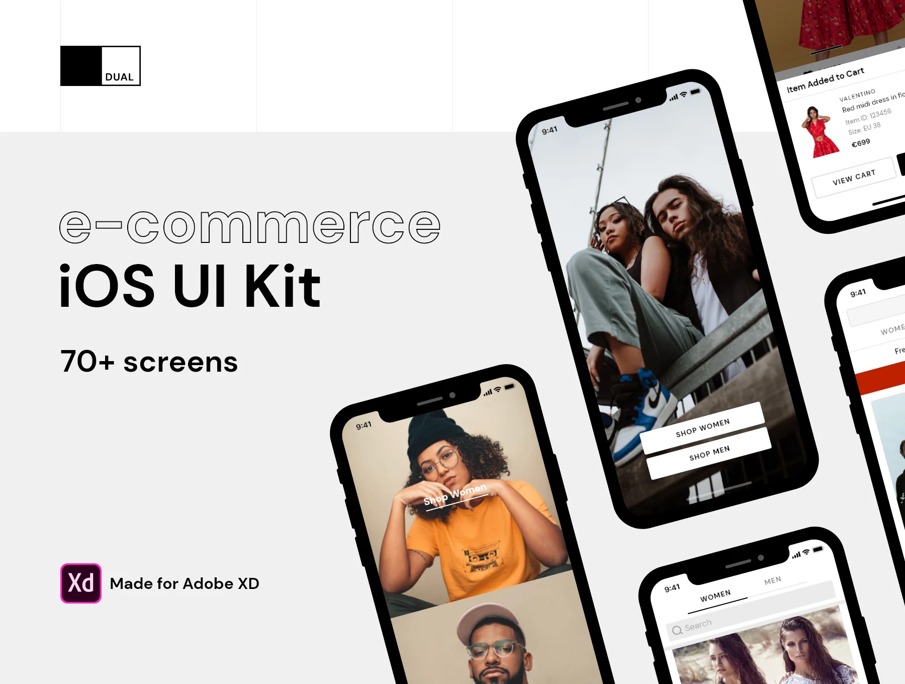 DUAL — e-commerce iOS UI Kit