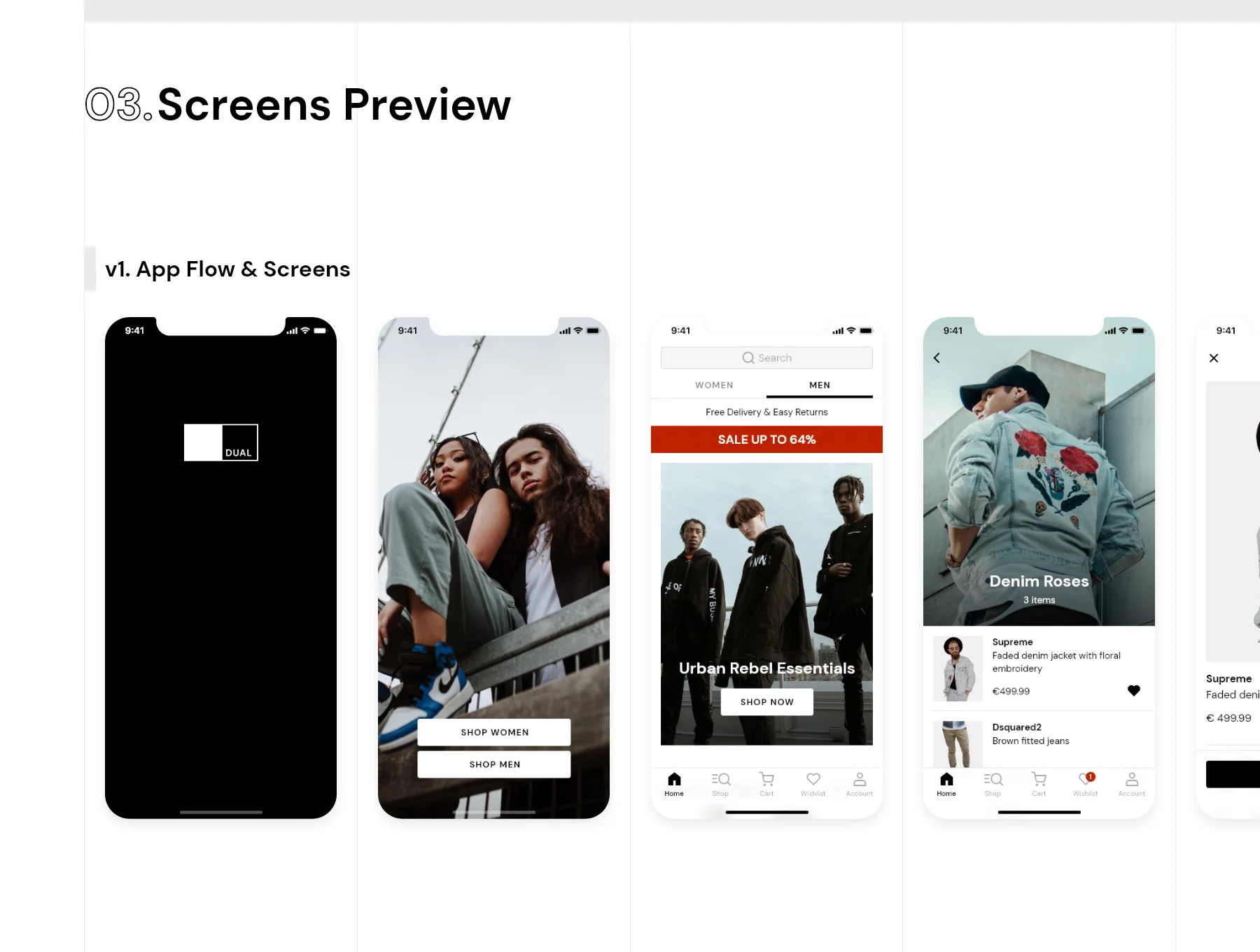 DUAL — e-commerce iOS UI Kit 5