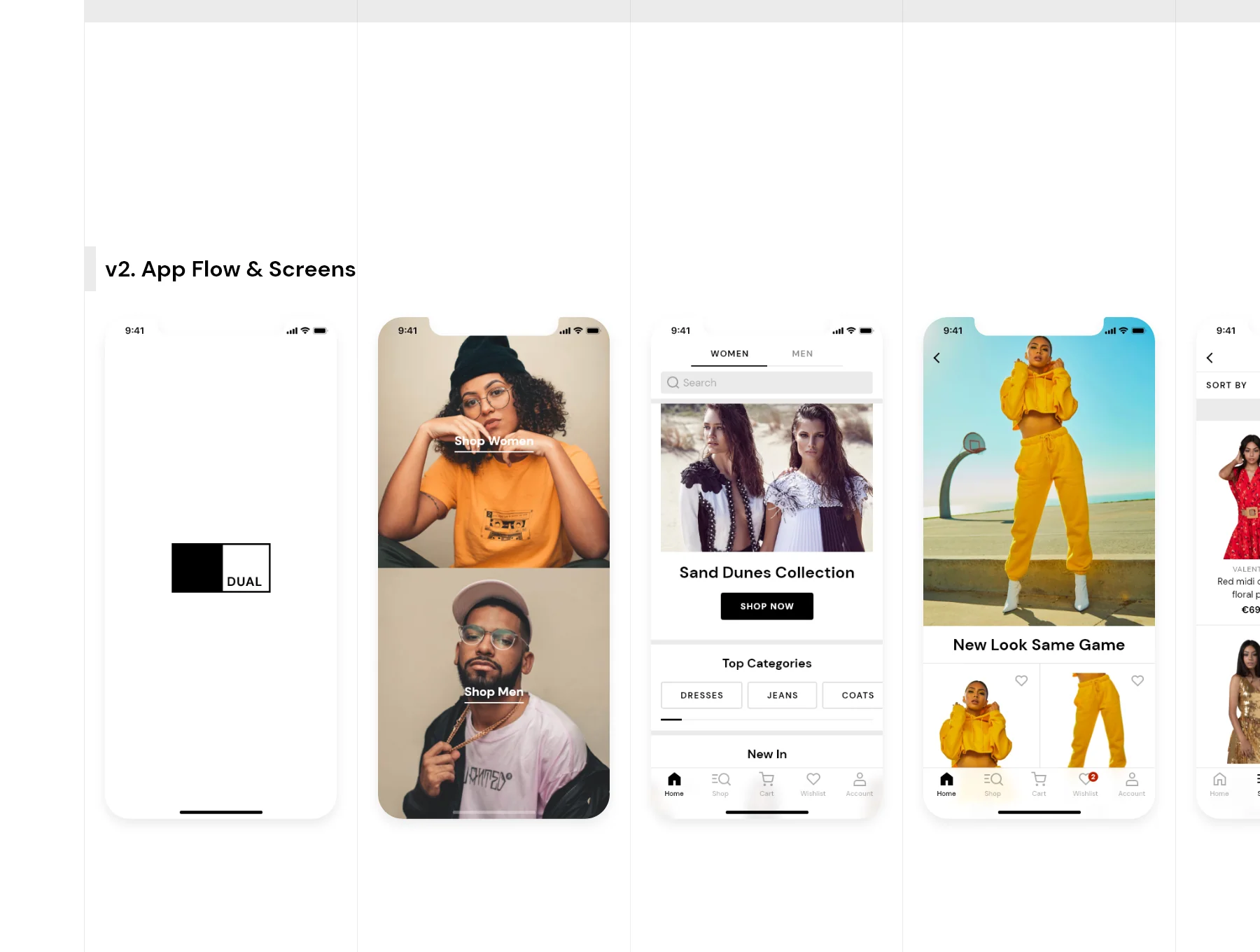 DUAL — e-commerce iOS UI Kit 6