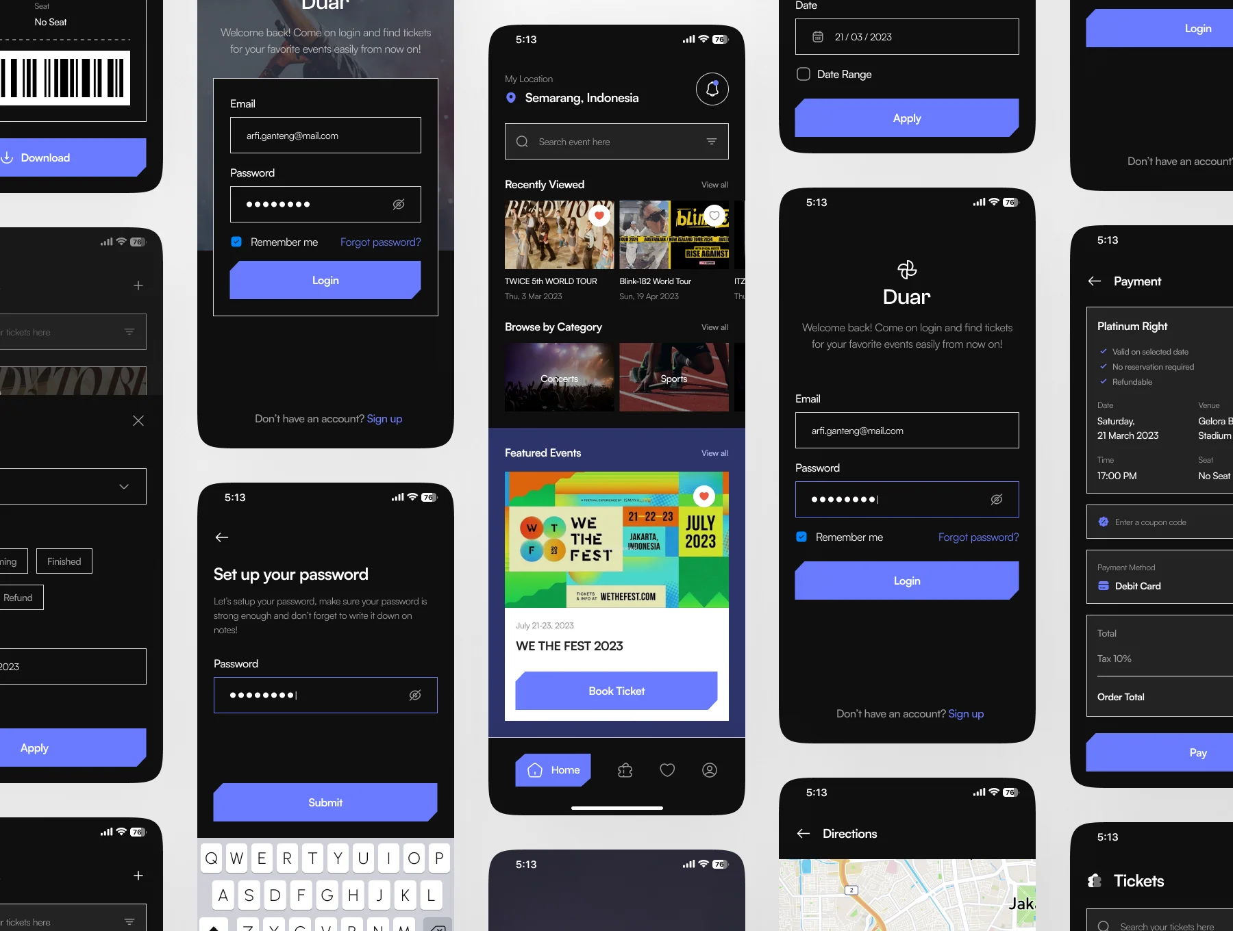 Event Mobile App UI Kit - Duar 6