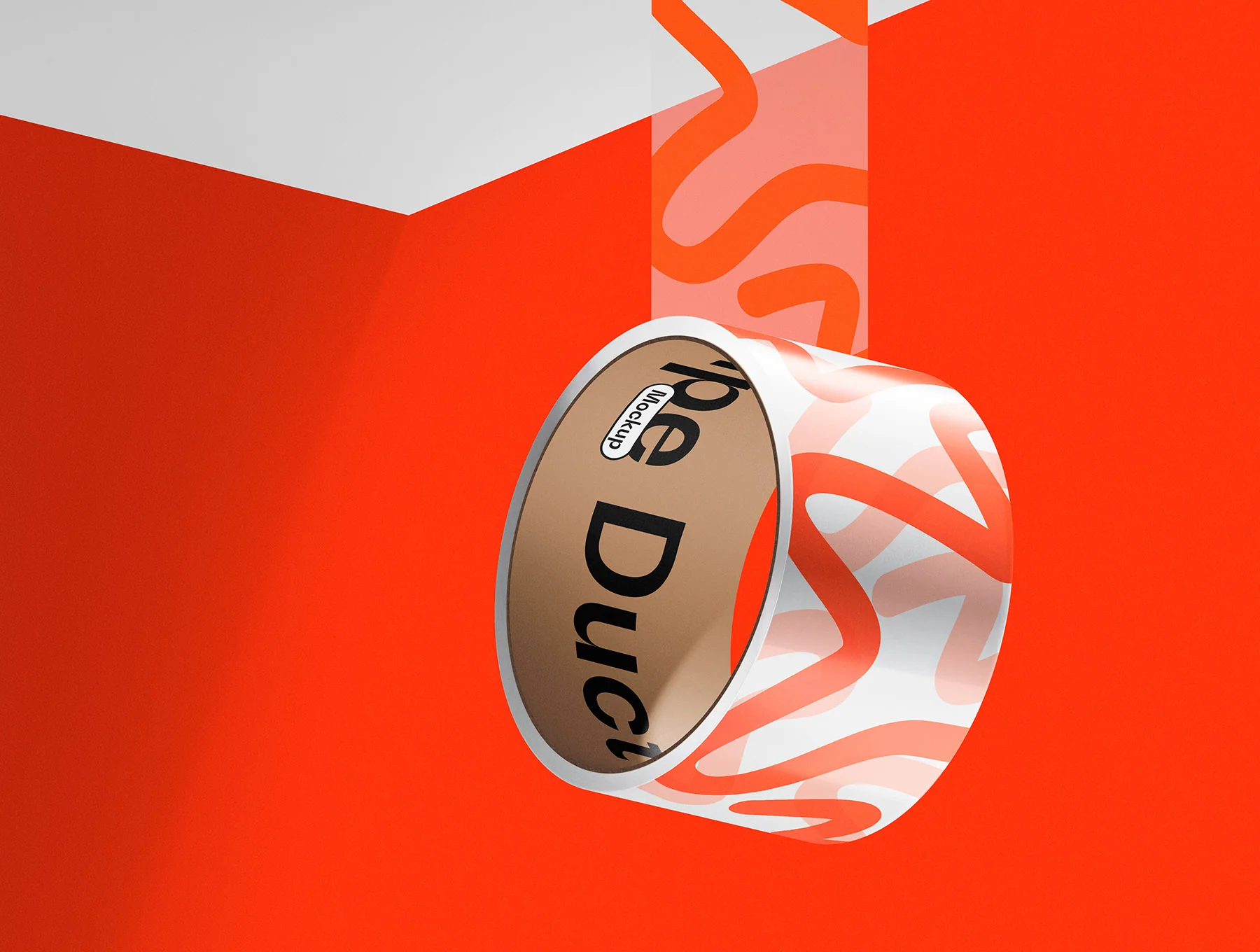 Duct Tape & Box Mockups Set 4