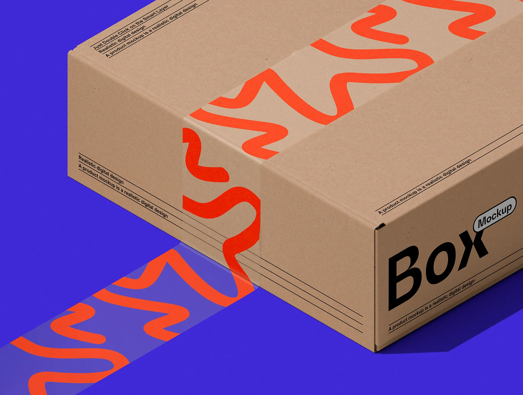 Duct Tape & Box Mockups Set 5