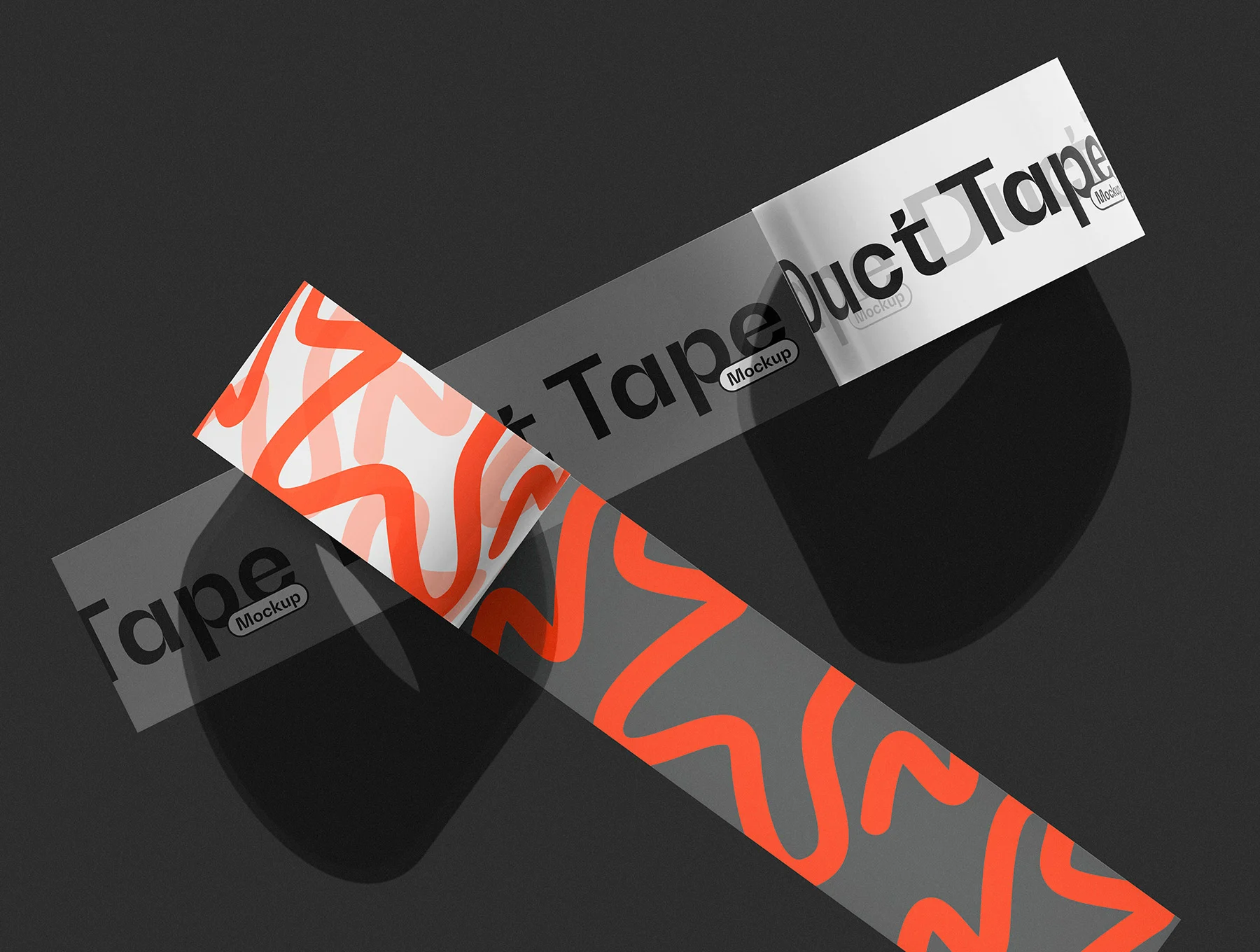Duct Tape & Box Mockups Set 7