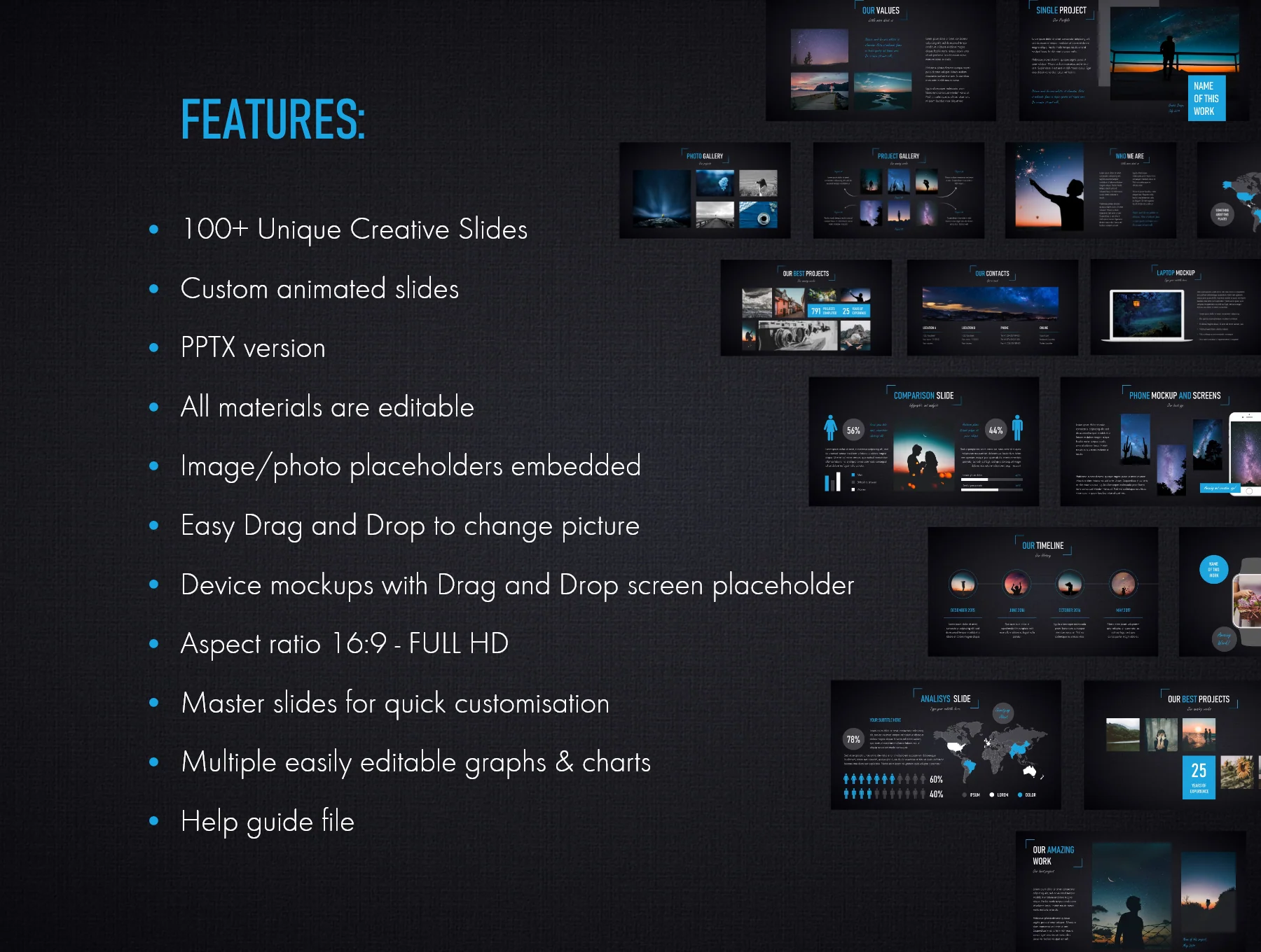 Duende Dark Powerpoint Template 2